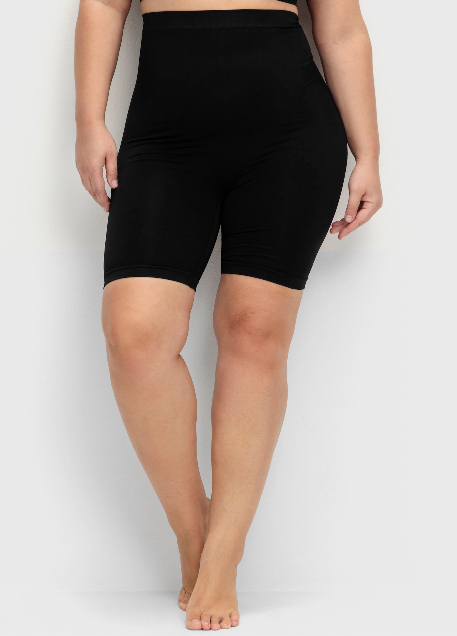 sheego Formpants im Doppelpack, extrahohe Taille - hautfarben+schwarz