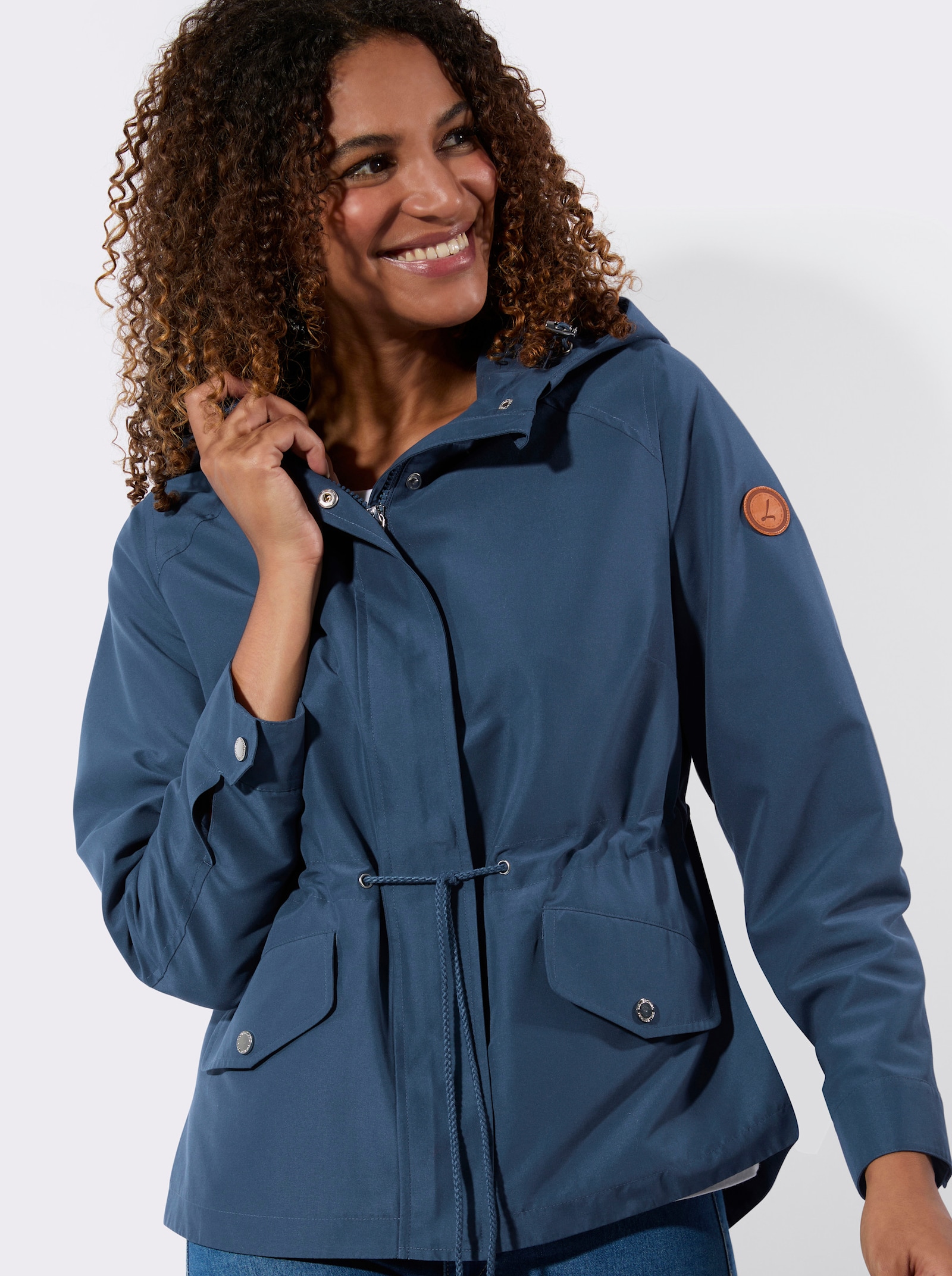 Jacke mit Gehschlitz hinten - dunkelblau