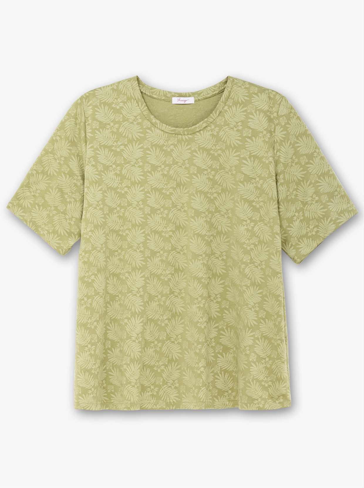 sheego Rundhalsshirt - schilf