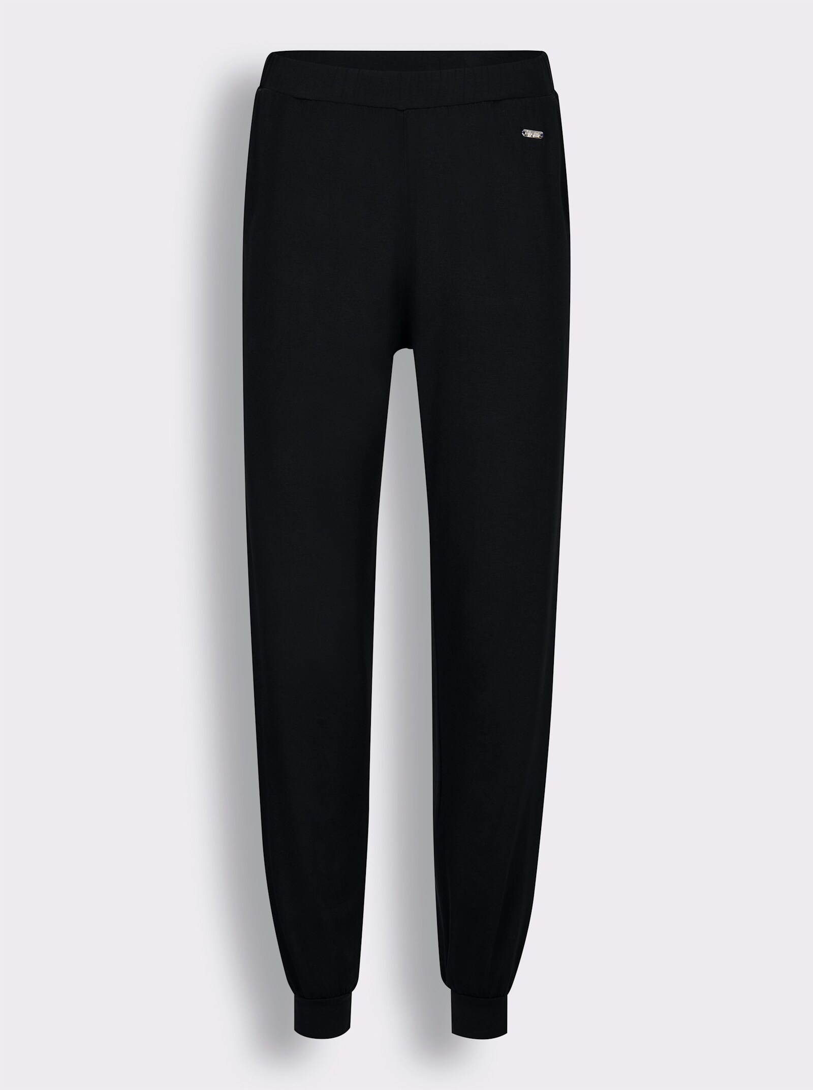 feel good Jogginghose aus Viskose-Mix - schwarz