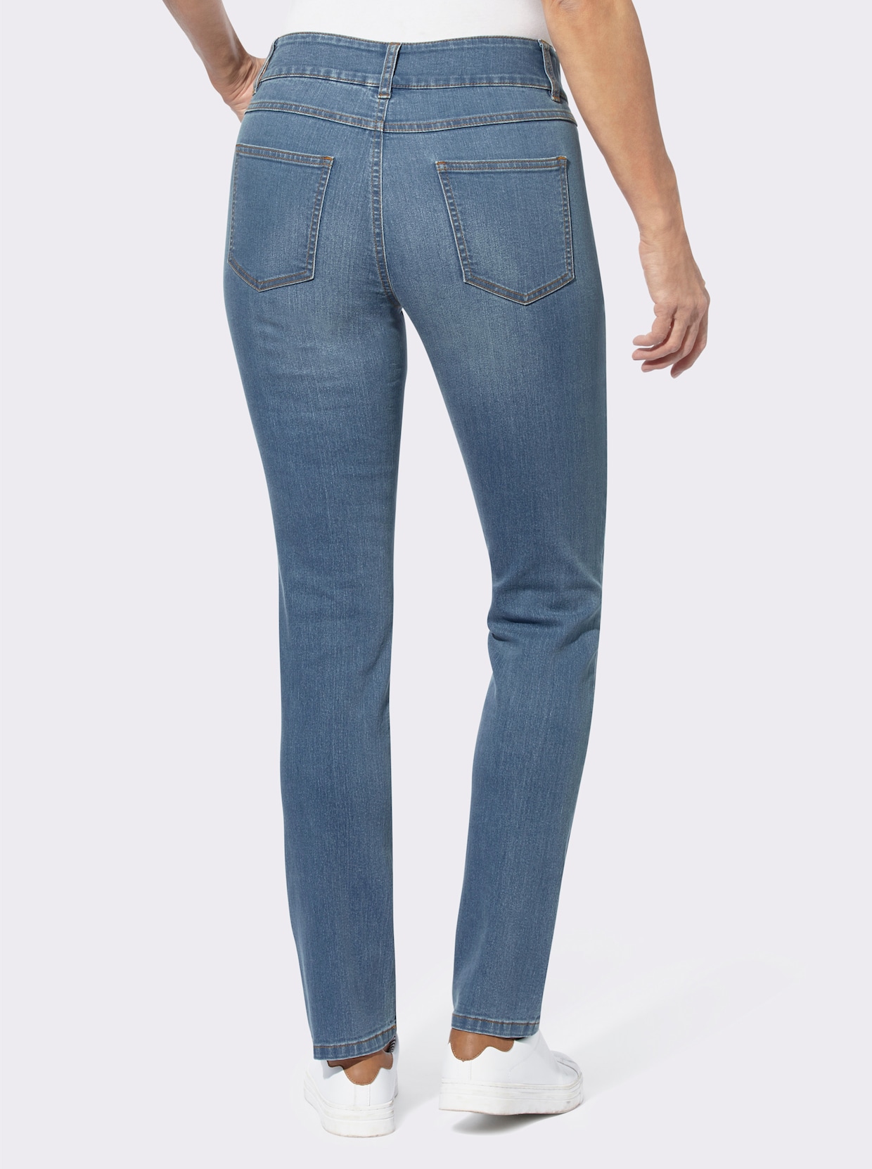 jeans - blue-bleached