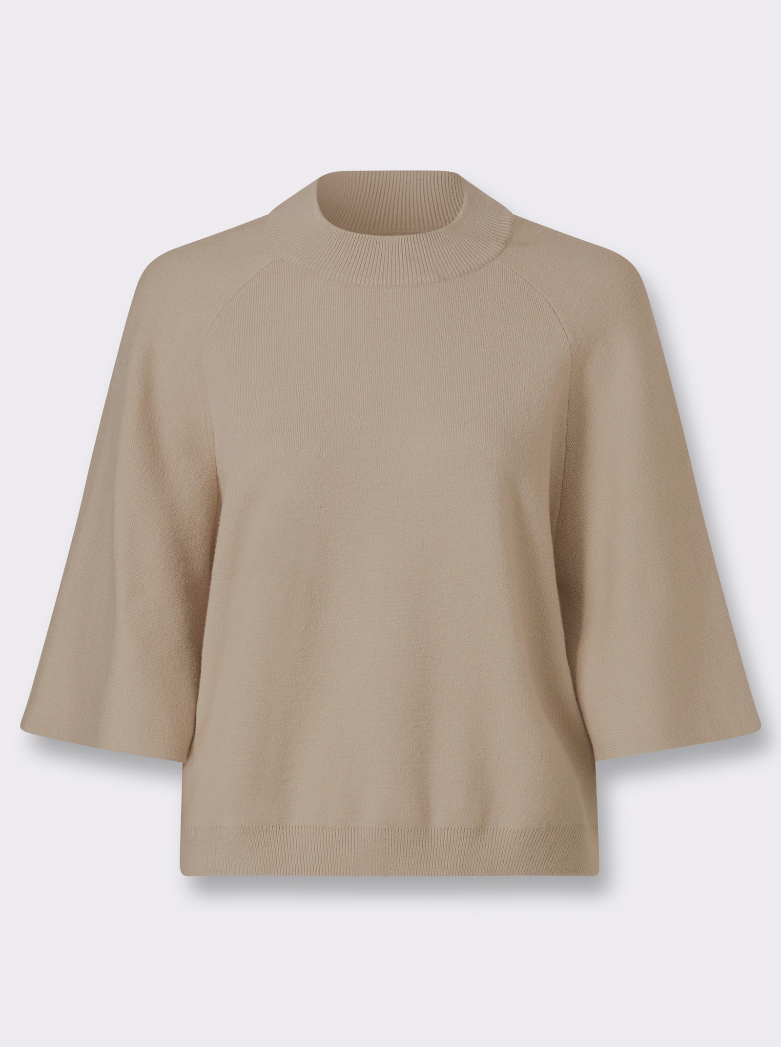 heine 3/4-Arm-Pullover mit Raglan-Arm - sesam