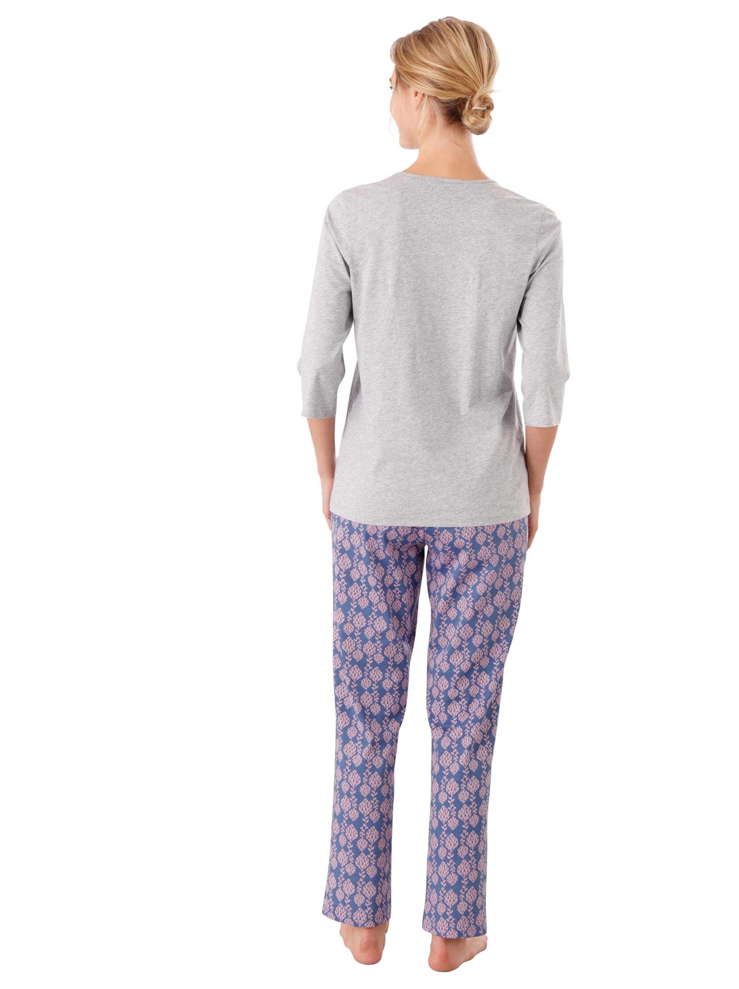 Schlafanzug-Hose - marine-bedruckt