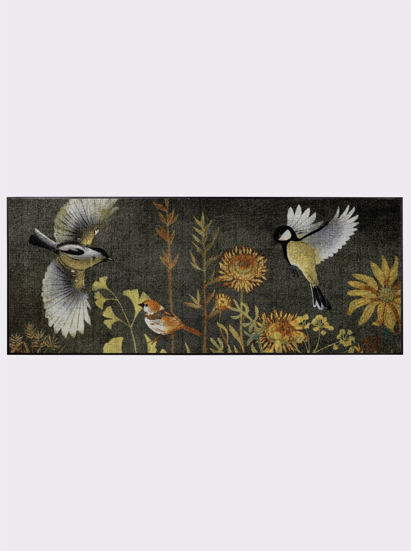 wash+dry by Kleen-Tex Fußmatte - grün-gelb