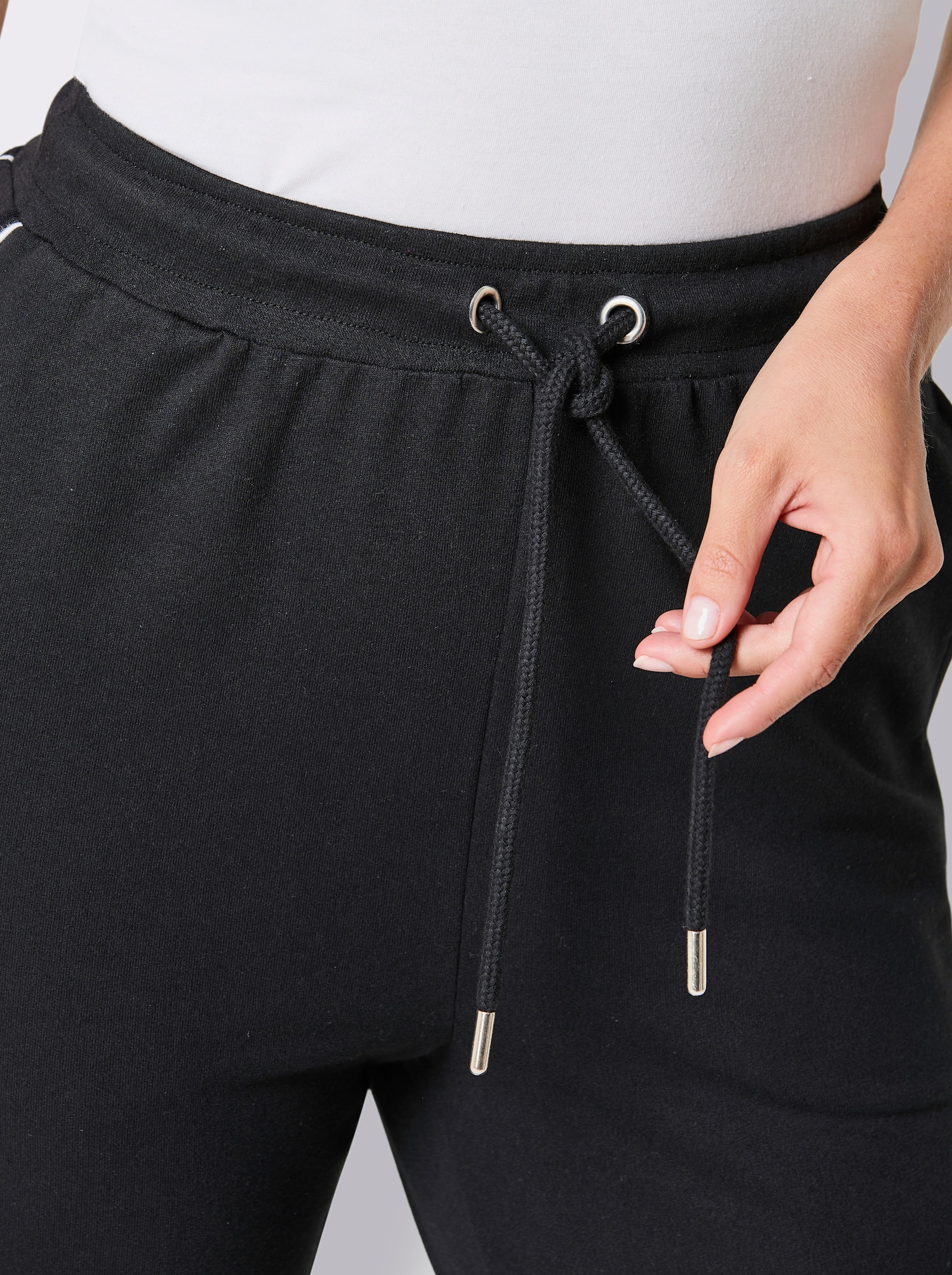 feel good Hose - schwarz-weiß
