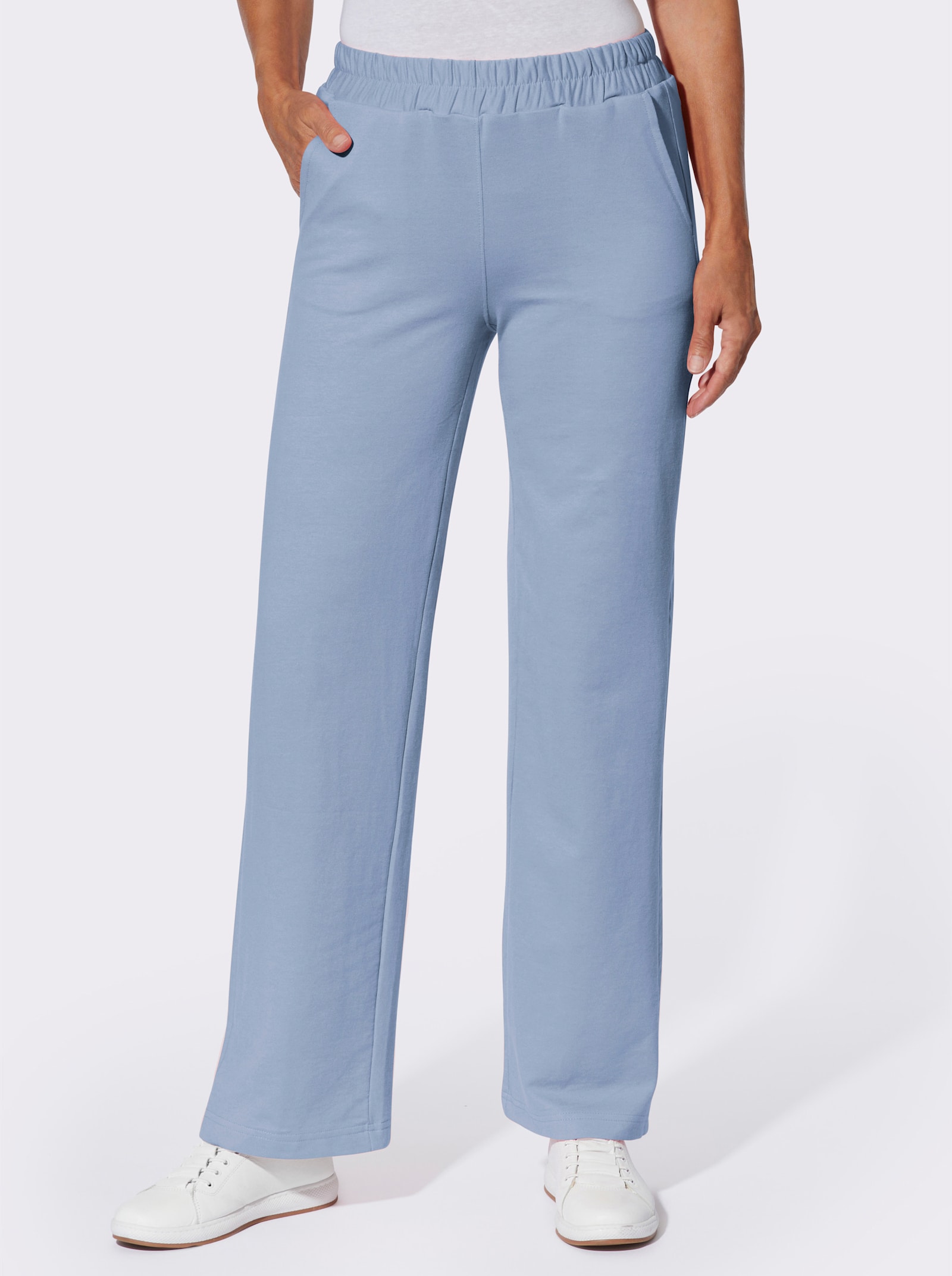 Sweathose in weiter Schlupfform - bleu