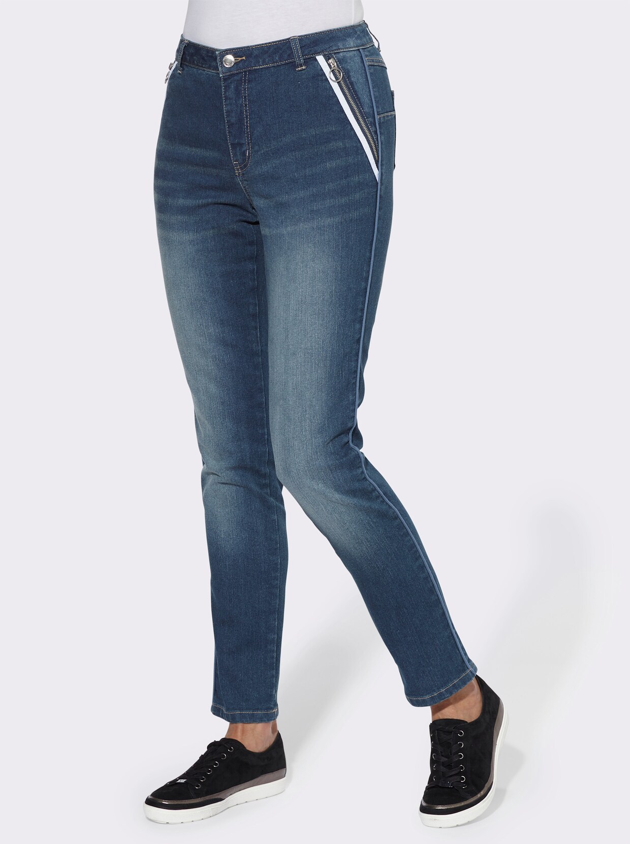 Jeans - blue-stone-washed