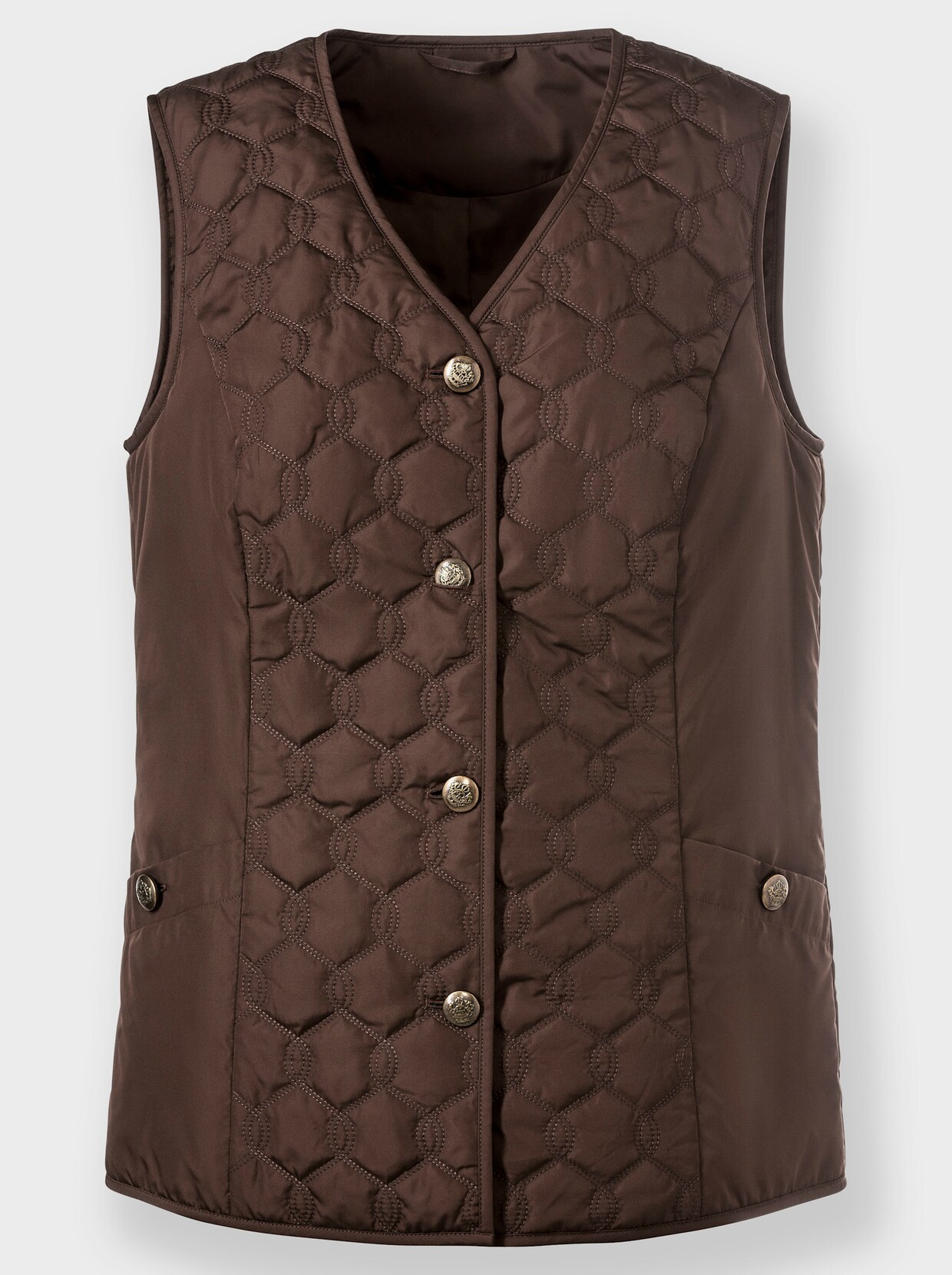 Gilet - chocolade