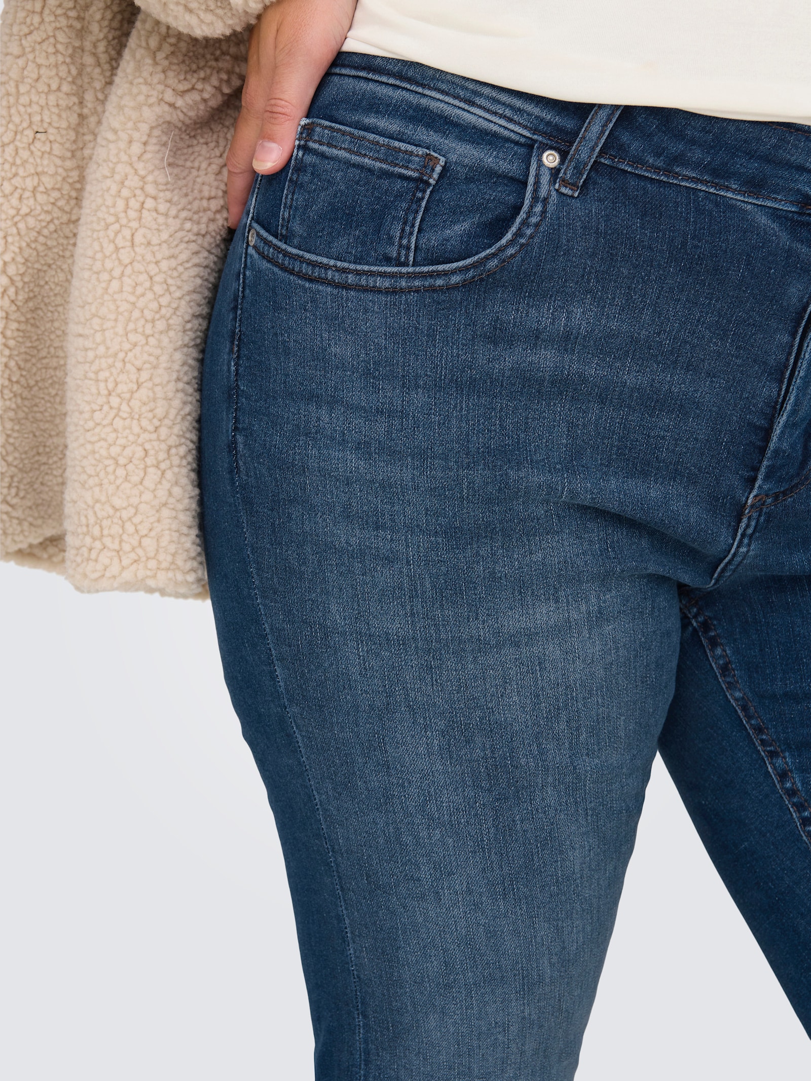 Bootcut-Jeans - dark blue denim