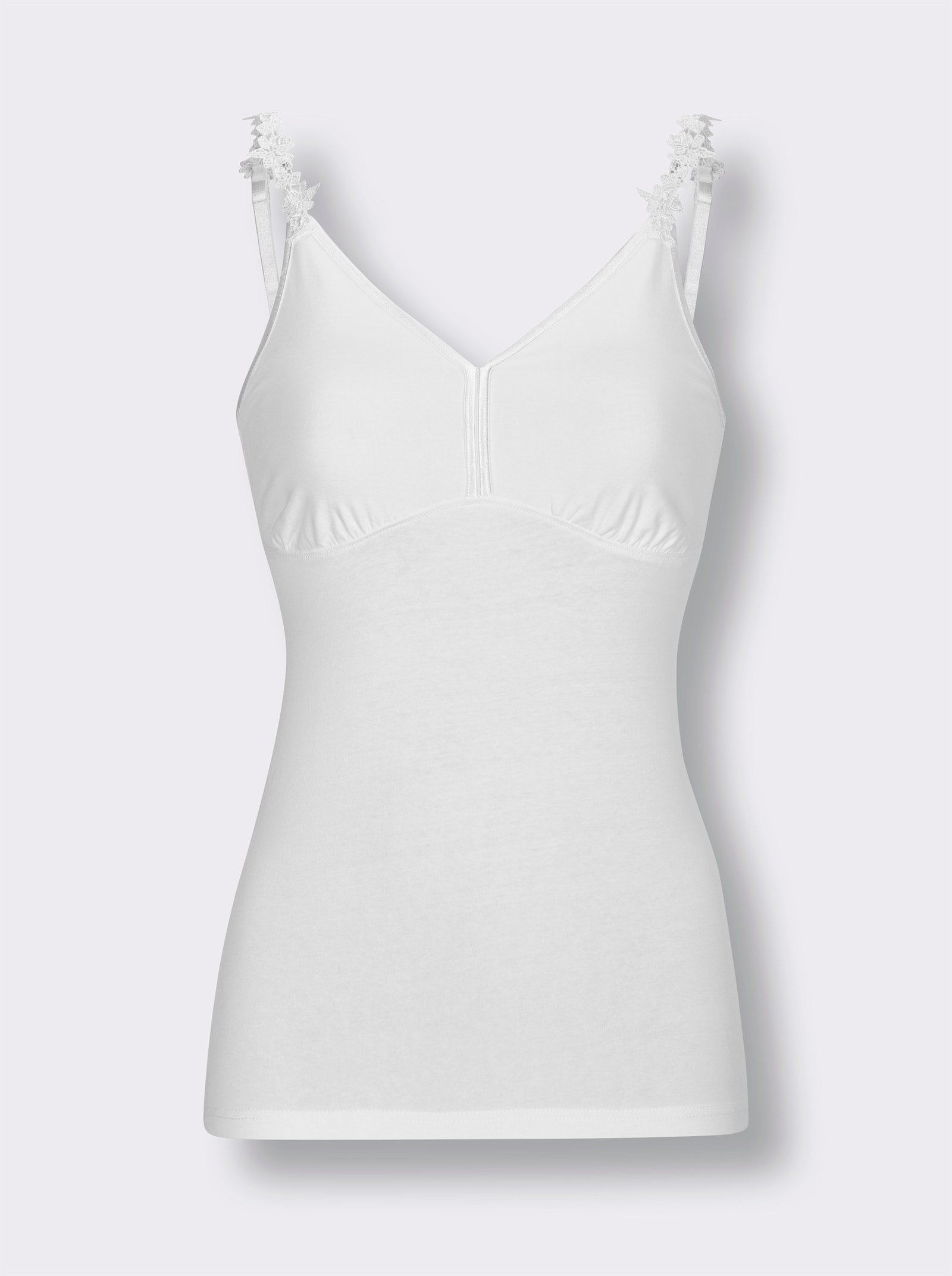 wäschepur Behahemd zonder beugel - wit