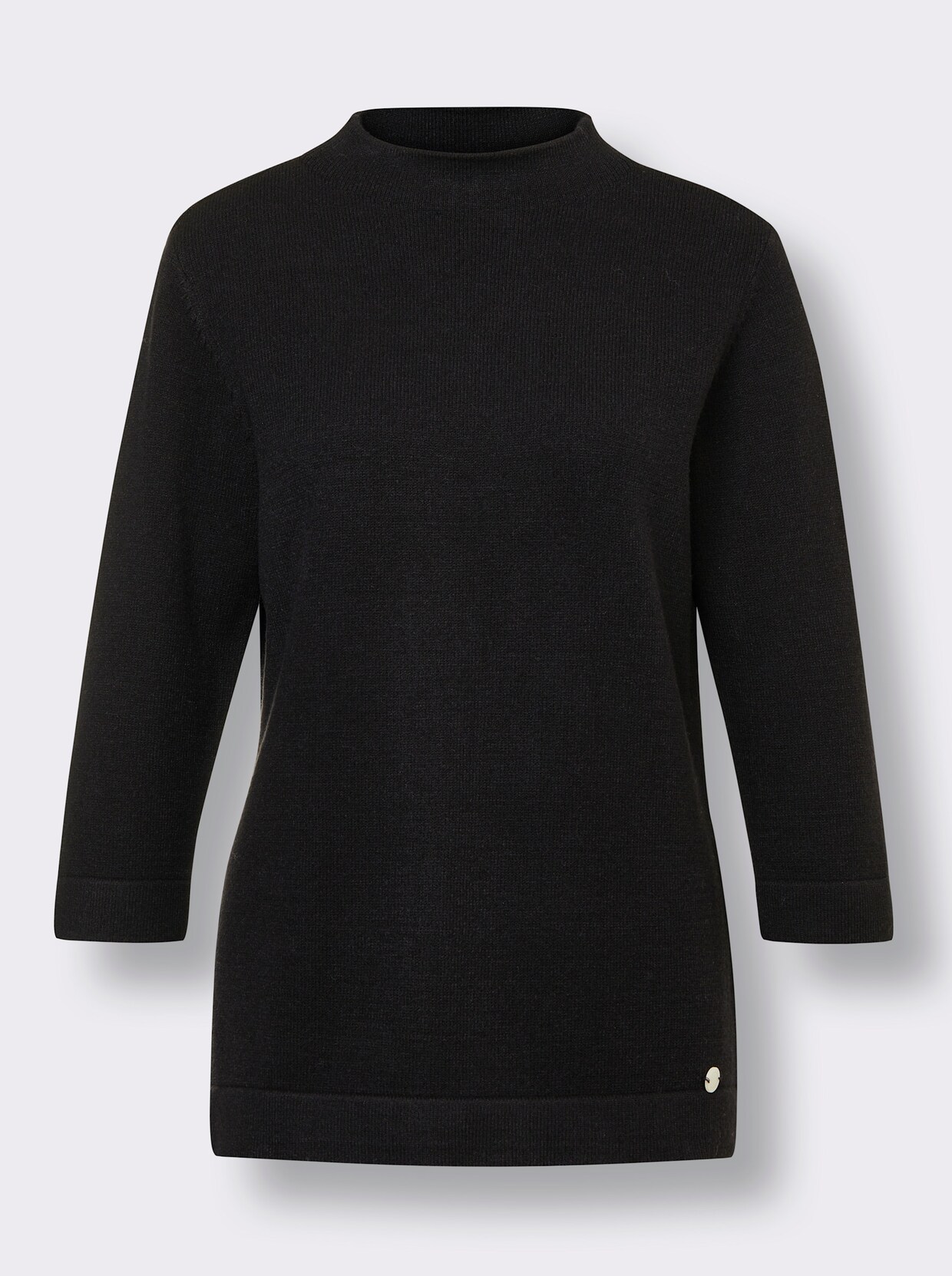 CREATION L PREMIUM Pullover met 3/4-mouwen - zwart