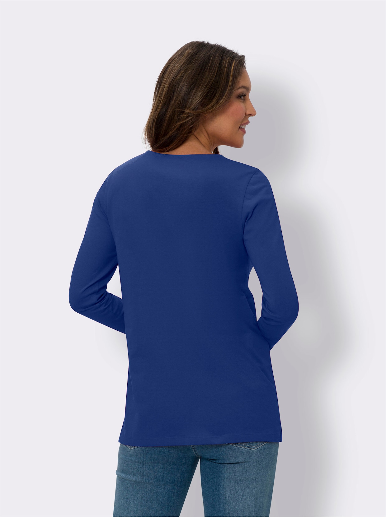 Longshirt - royalblau