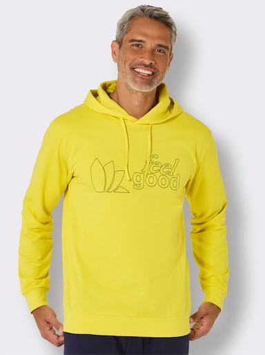 feel good Sweatshirt - limone-schwarz