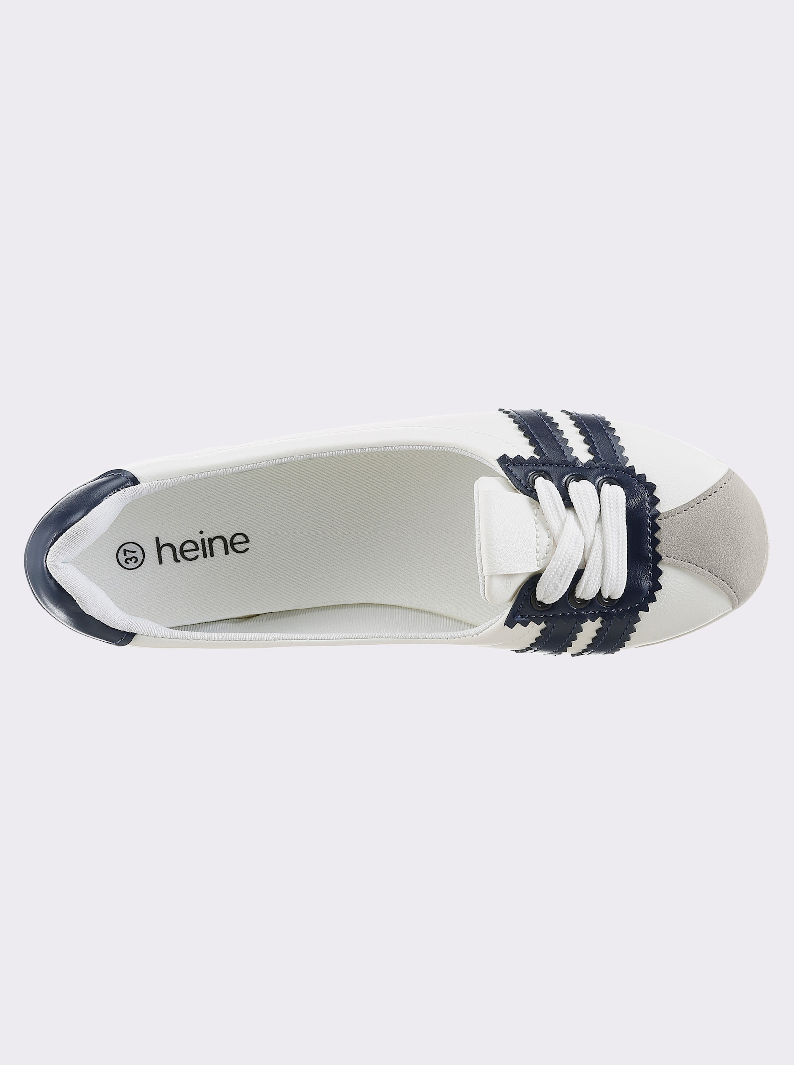 heine Ballerina - weiß-marine