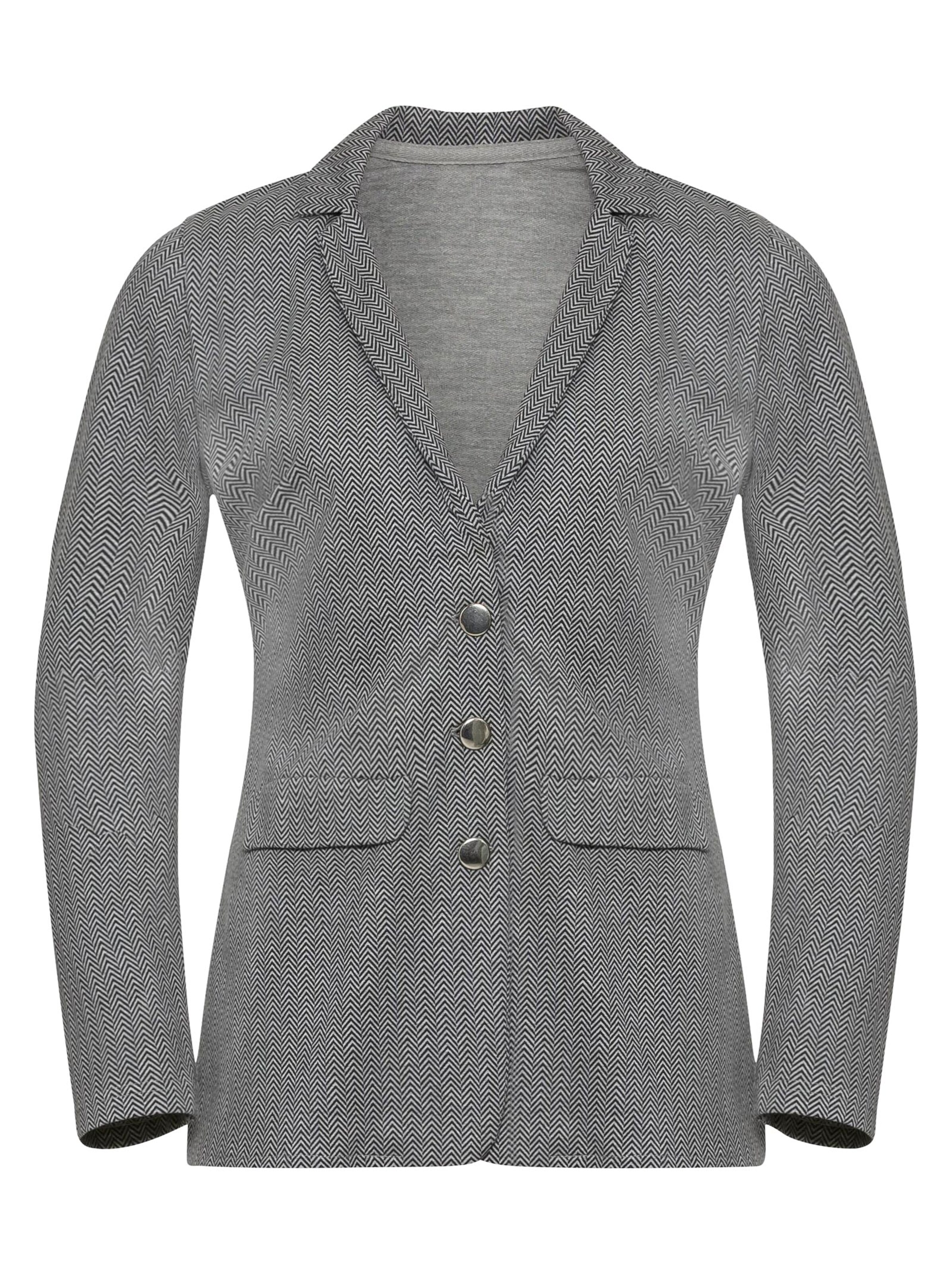Blazer - grau-gemustert