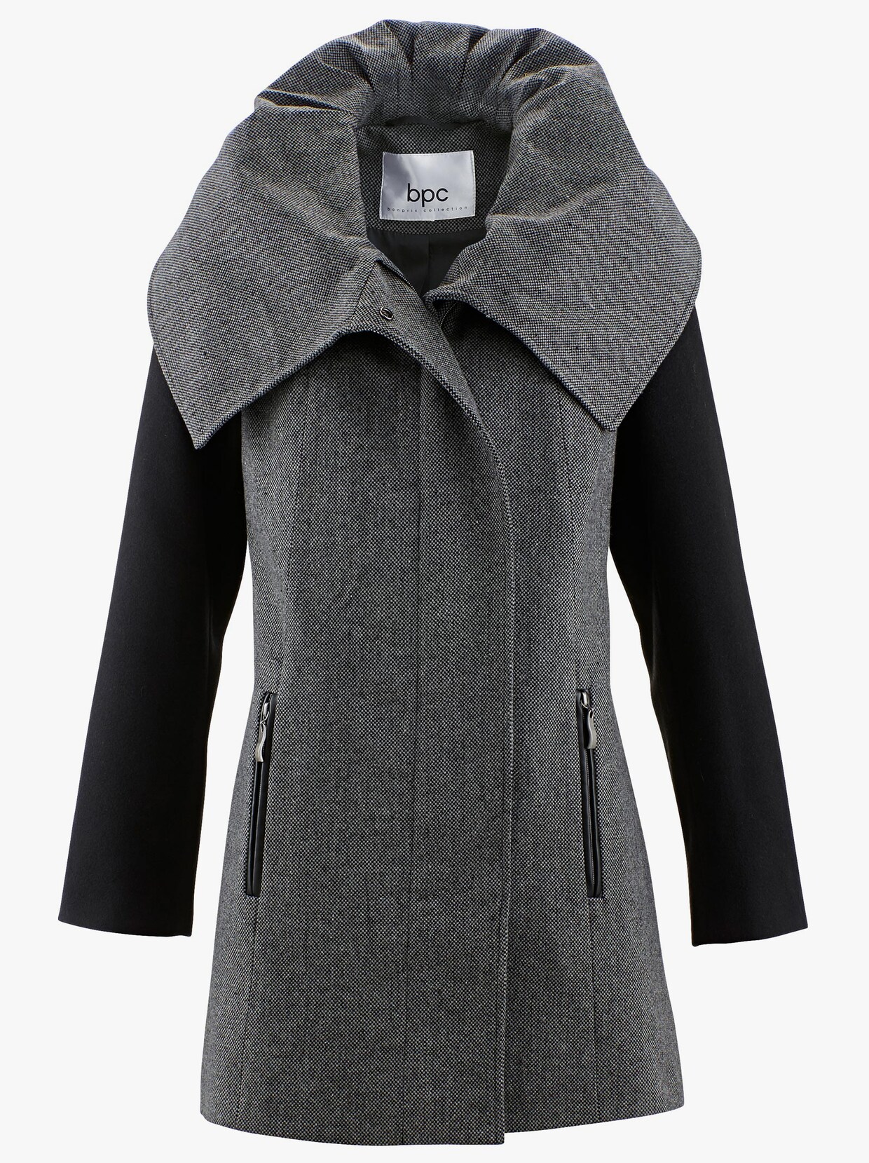 Outdoorjacke - grau-meliert