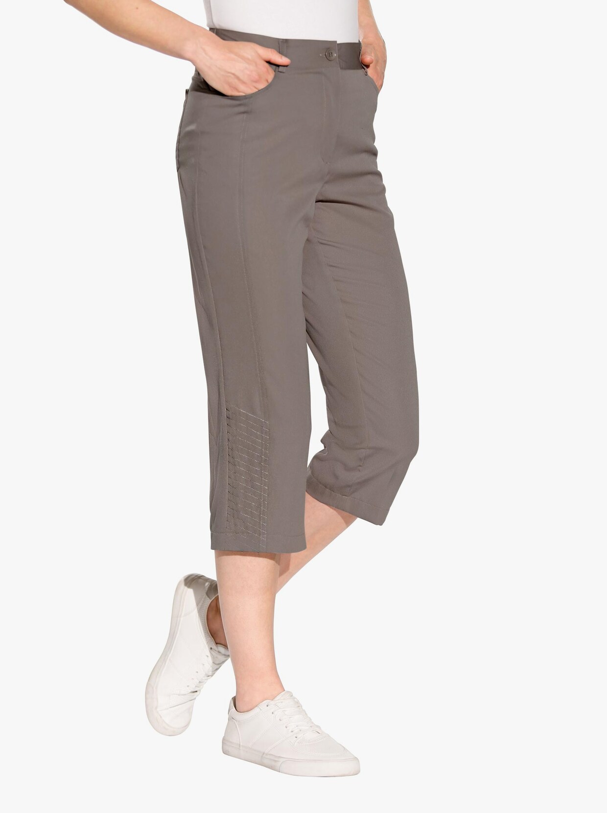 Caprihose - taupe