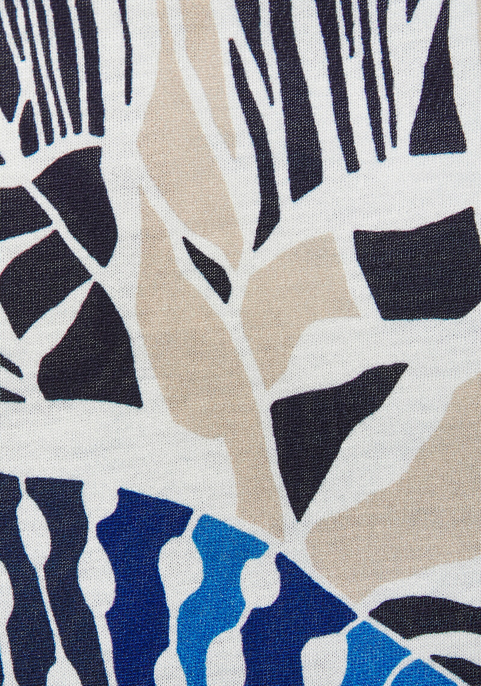 LASCANA Tanktop - blau-creme-sand bedruckt