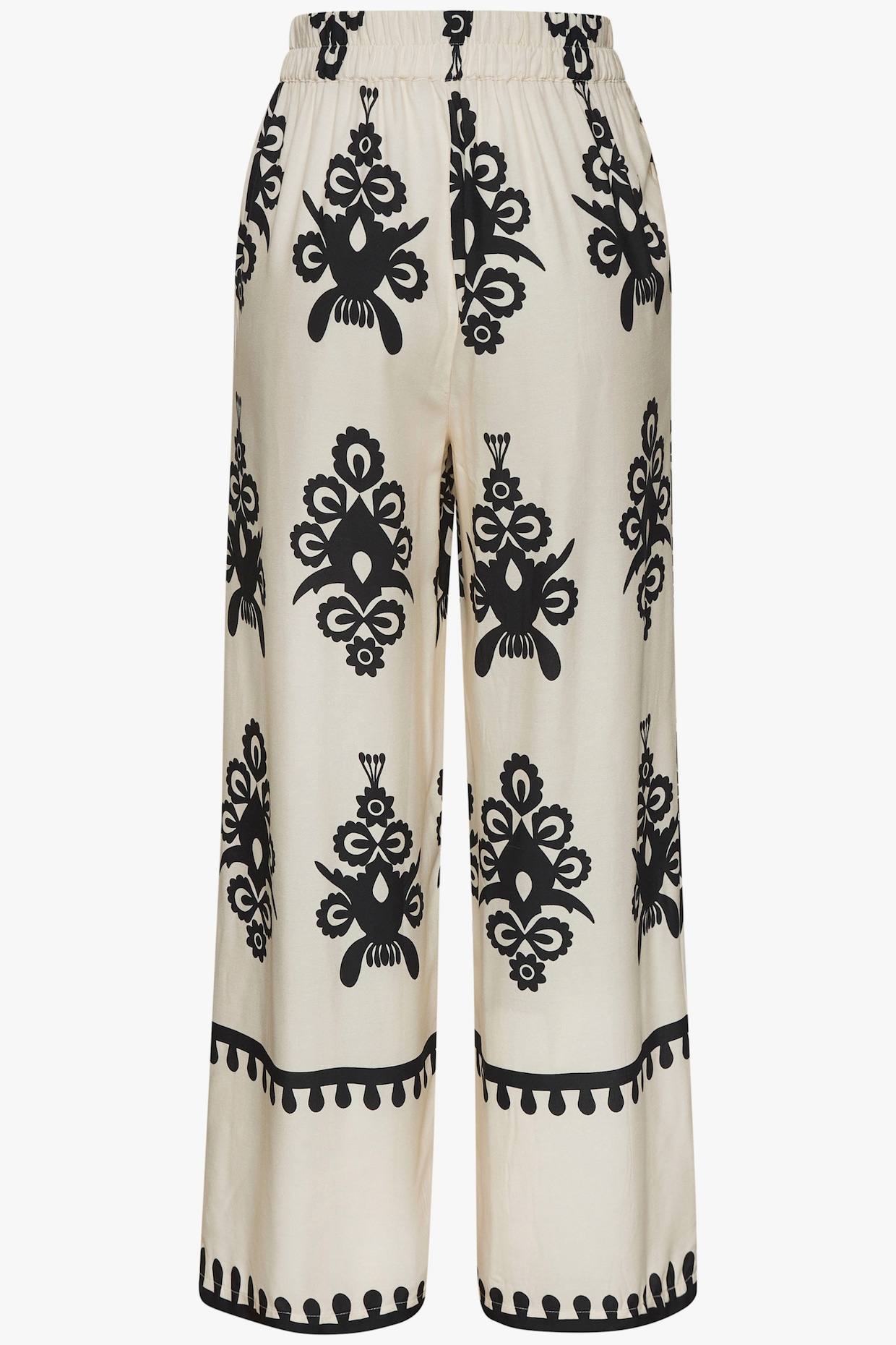LASCANA Pantalon - sable-noir imprimé