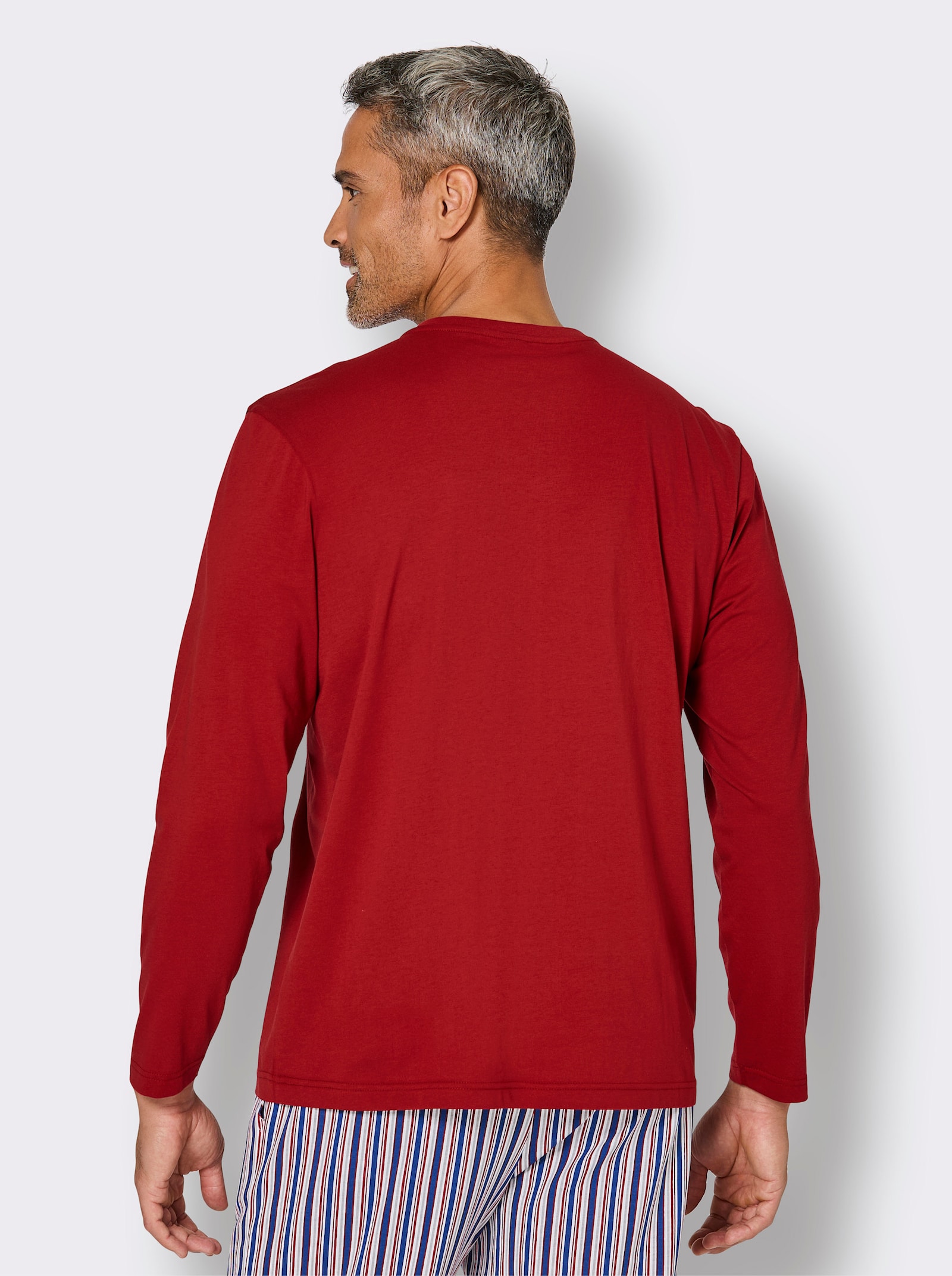 Schlafanzug-Shirt - kirsche