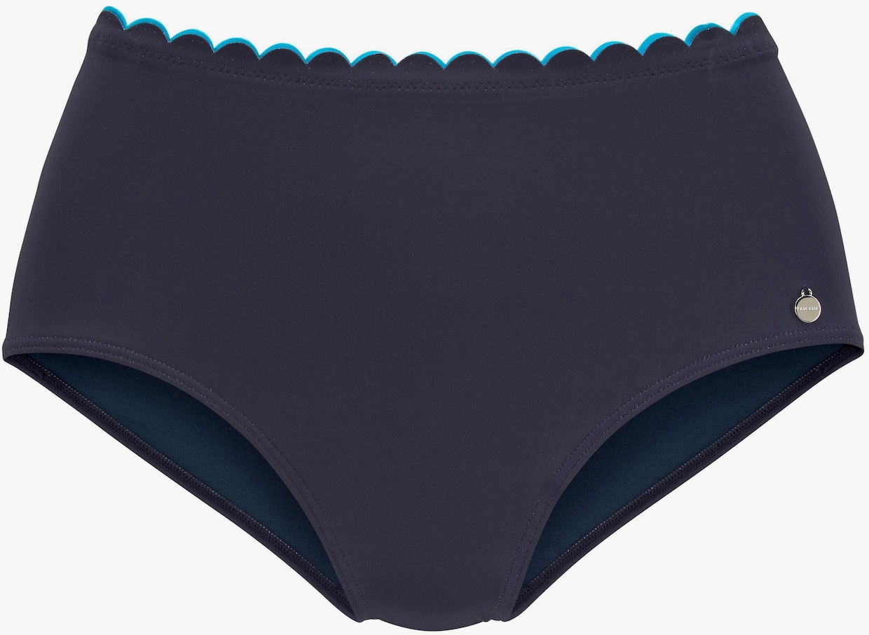 LASCANA Highwaist bikinibroekje - navy/turquoise
