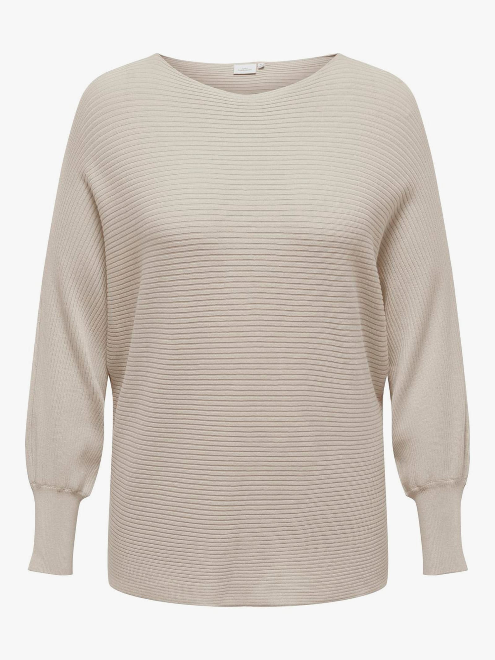 ONLY CARMAKOMA Strickpullover - pumice stone