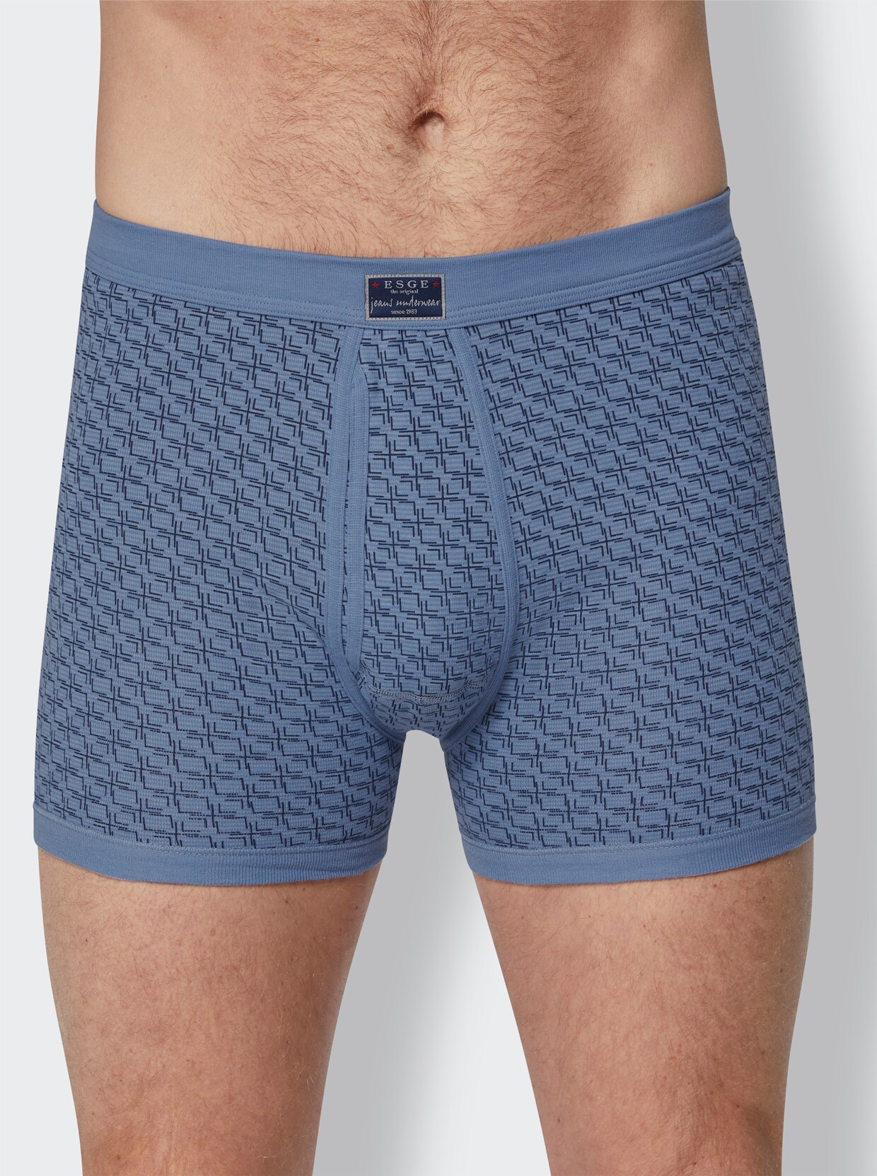 ESGE Shorts - ljusblå, tryckt