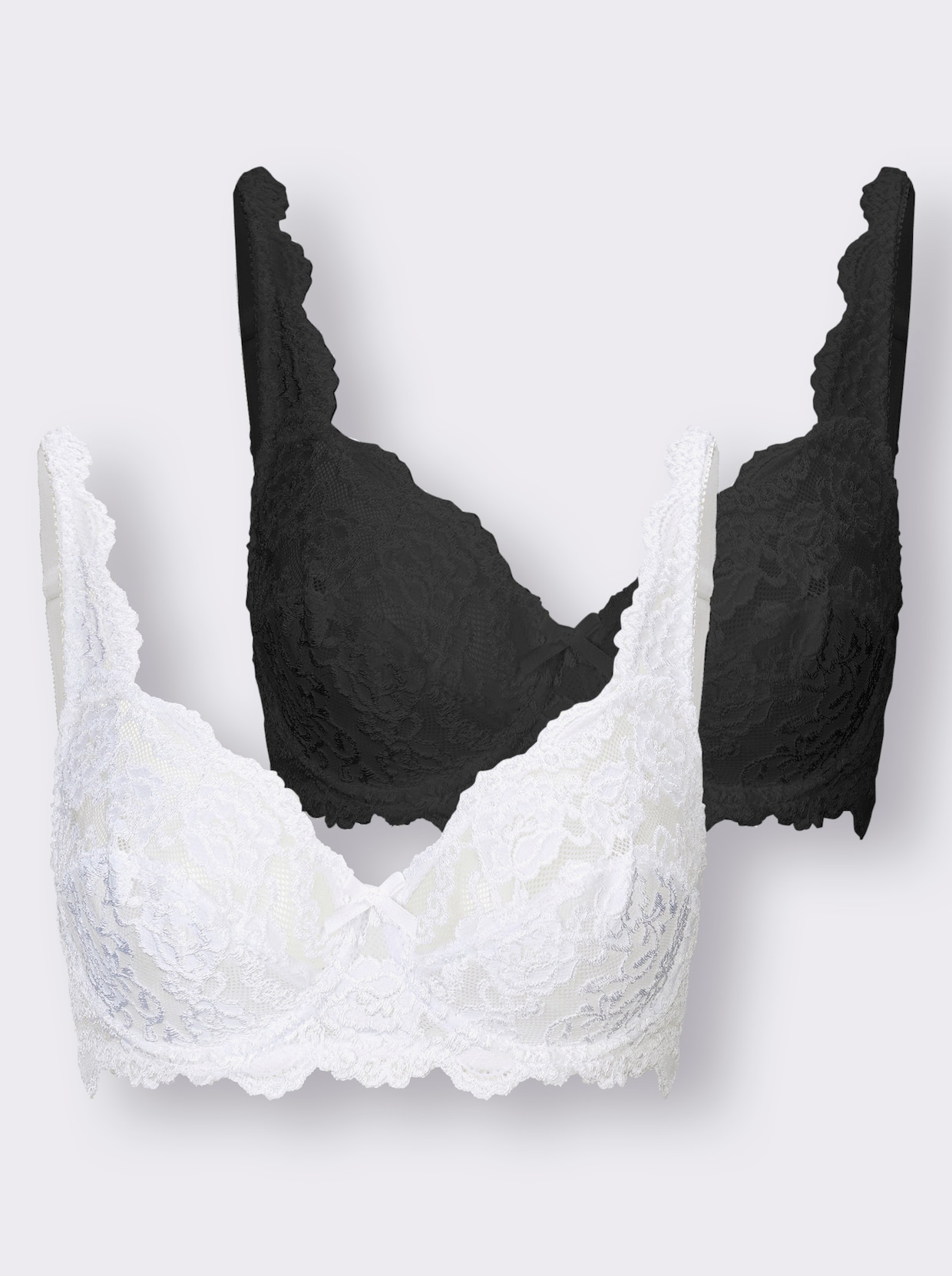 Sassa Soutien-gorge à armatures - blanc + noir