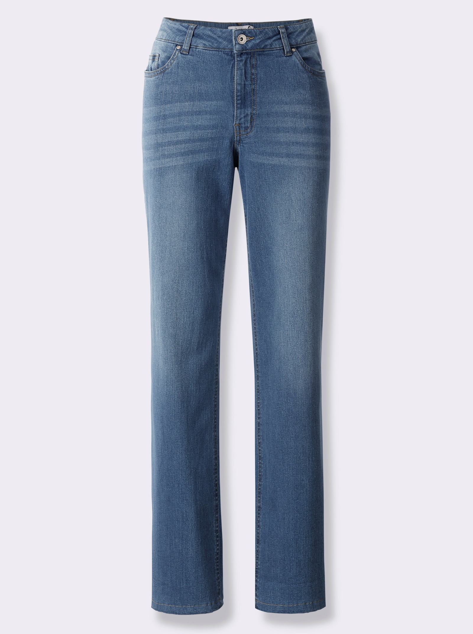 Jeans mit elastischer Qualität - blue-bleached