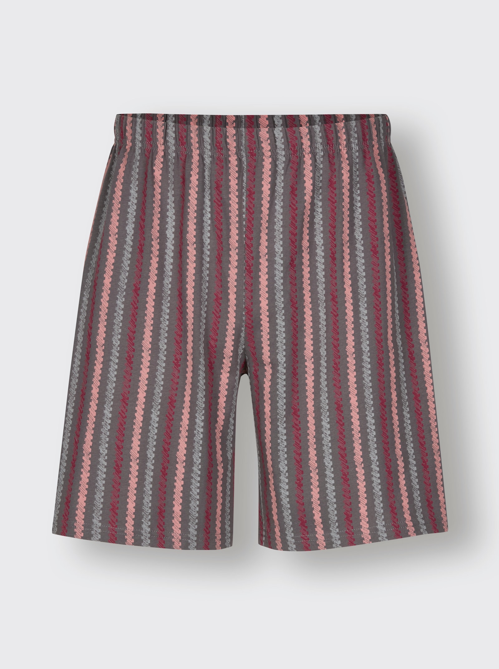 wäschepur men Shortys - dunkelrot + dunkelrot-anthrazit-bedruckt