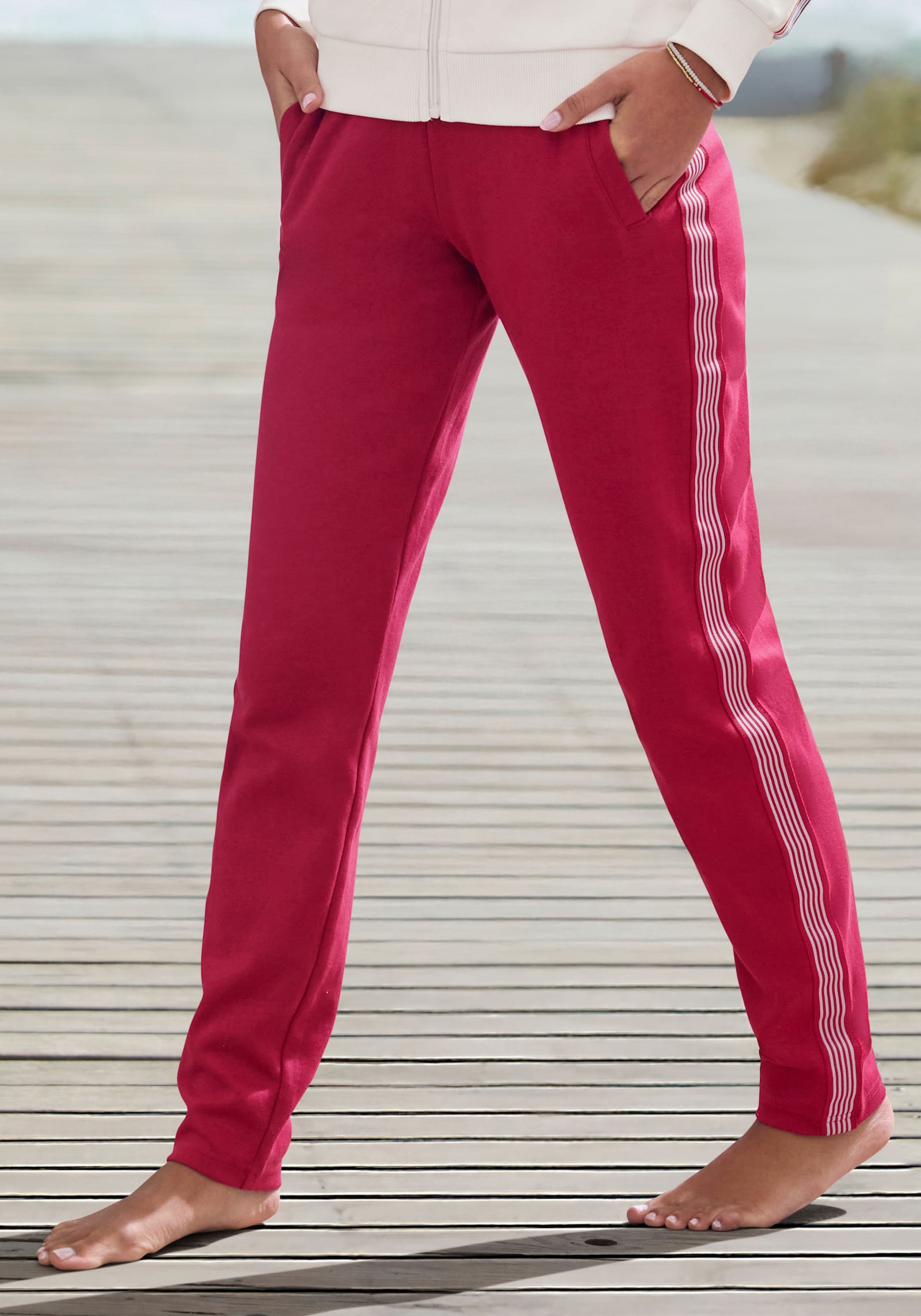 H.I.S Sweathose - rot