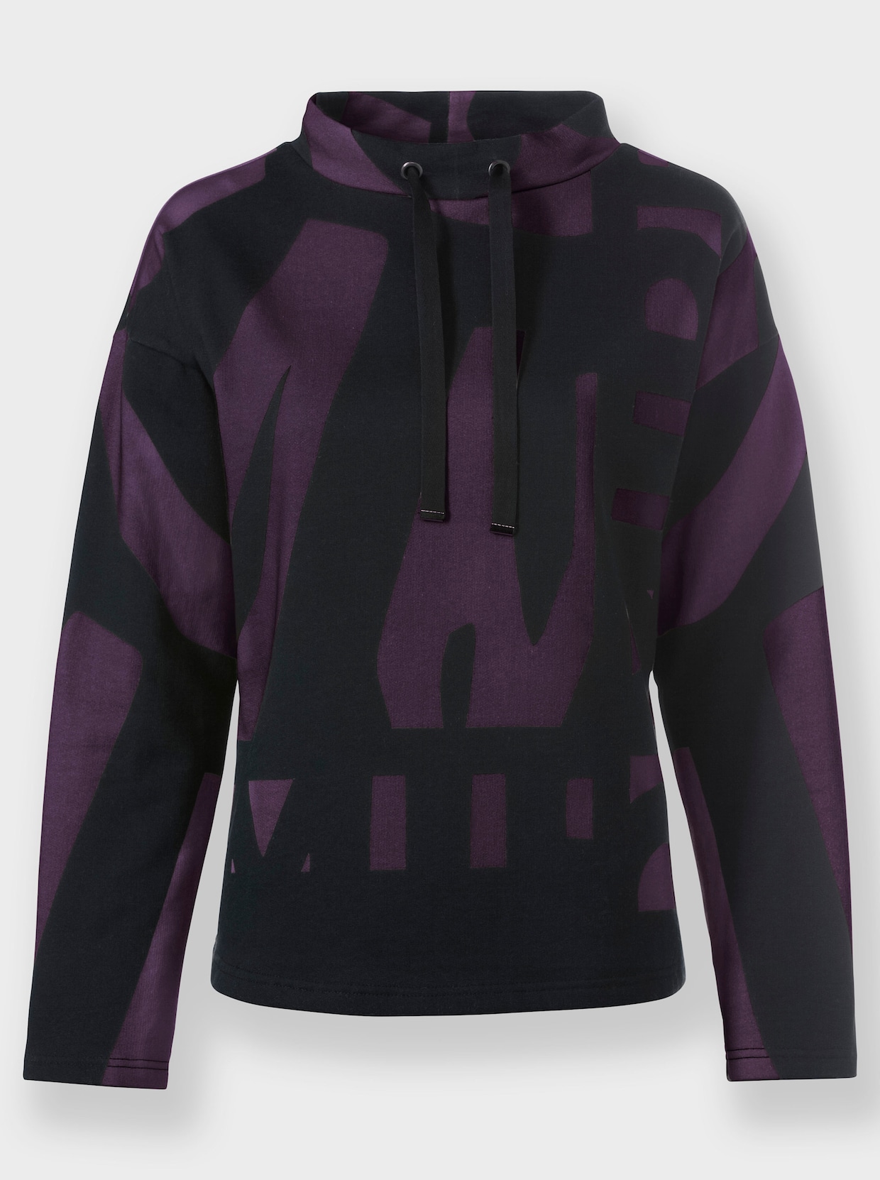 heine Sweatshirt - noir-raisin à motifs