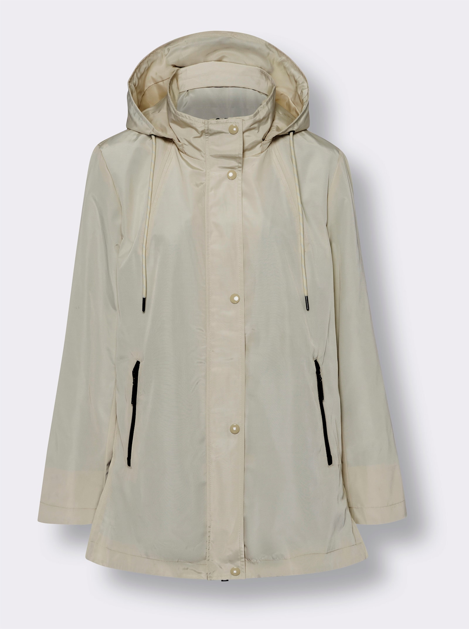 heine Outdoorjacke mit abnehmbarer Kapuze - sand