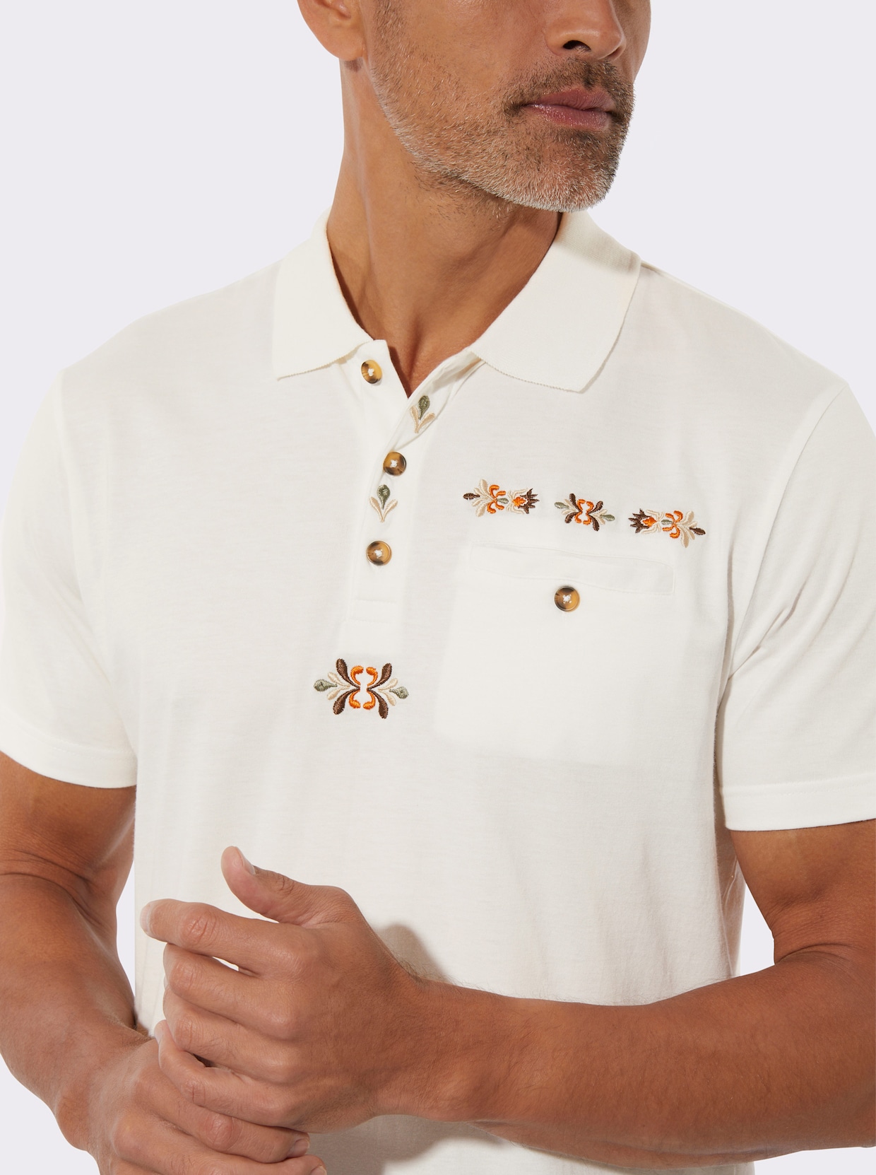 Poloshirt - ecru
