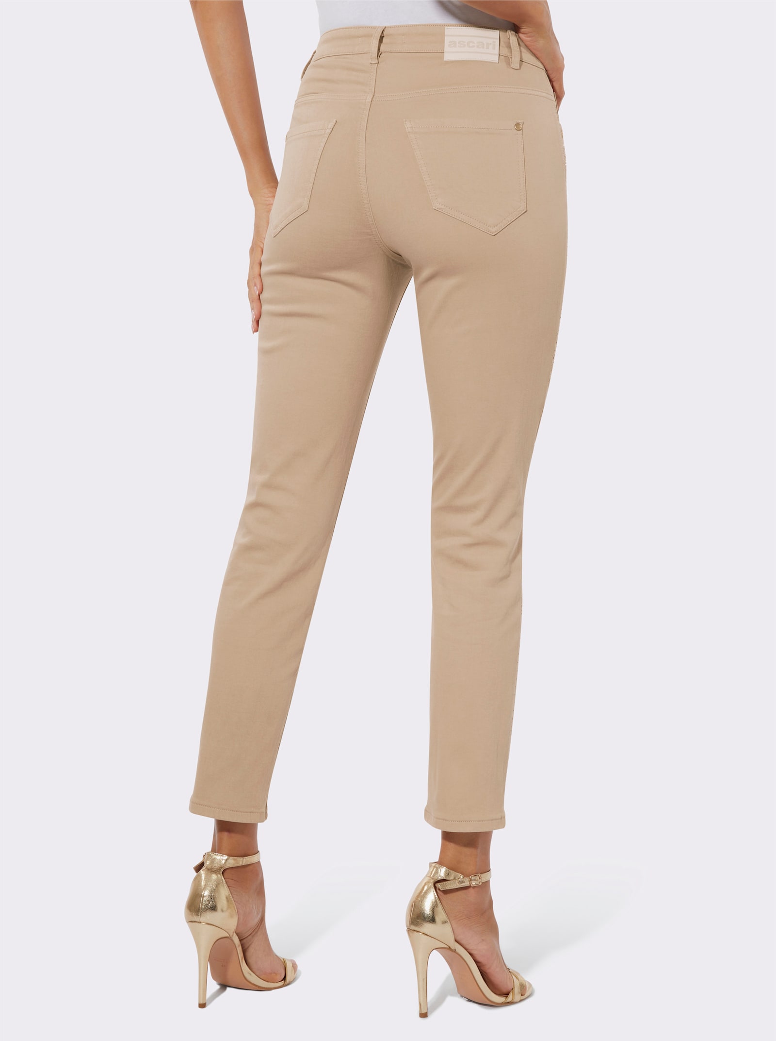 Ascari Jeans im 5-Pocket-Style - beige