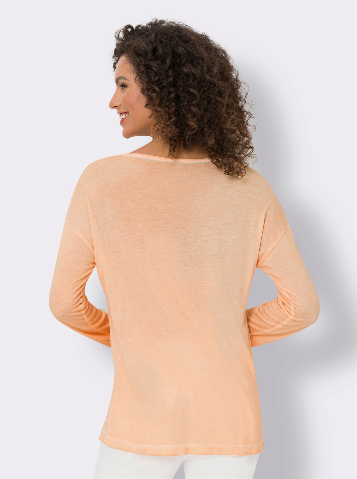 heine Shirt met lange mouwen - apricot