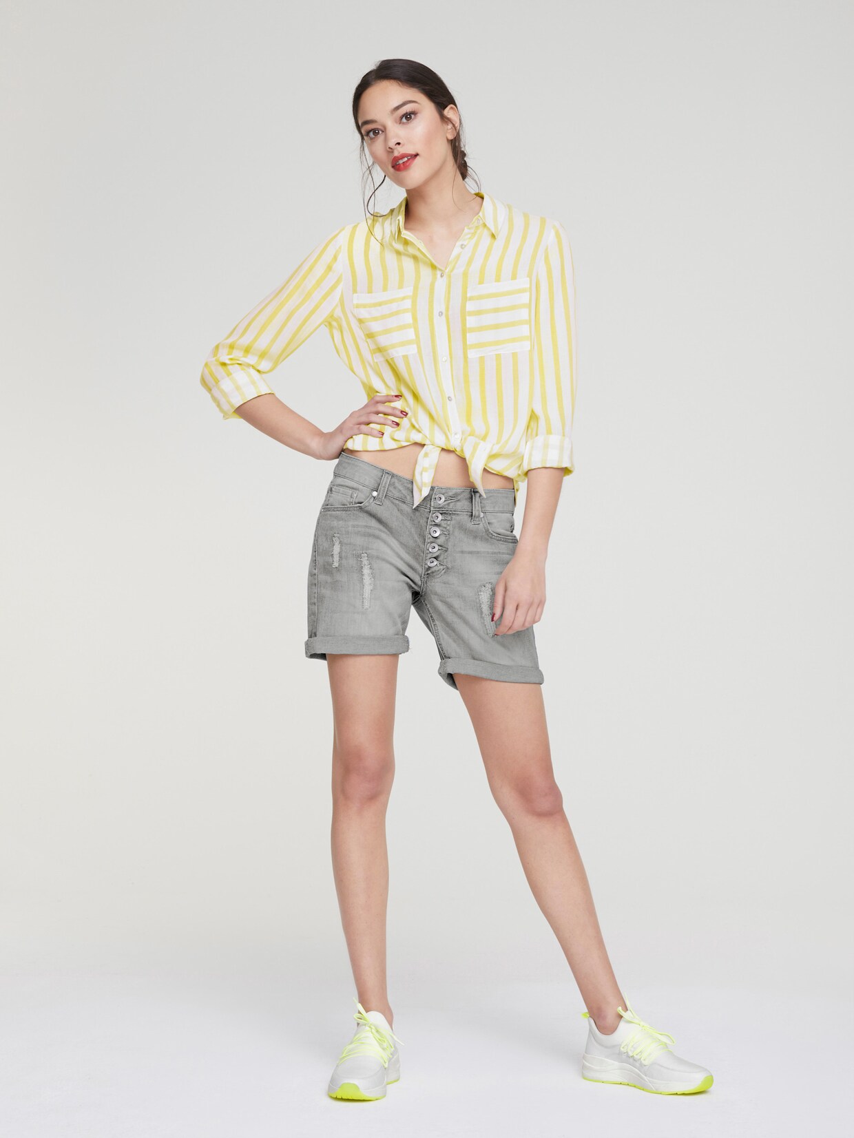heine Jeansshorts - grey denim