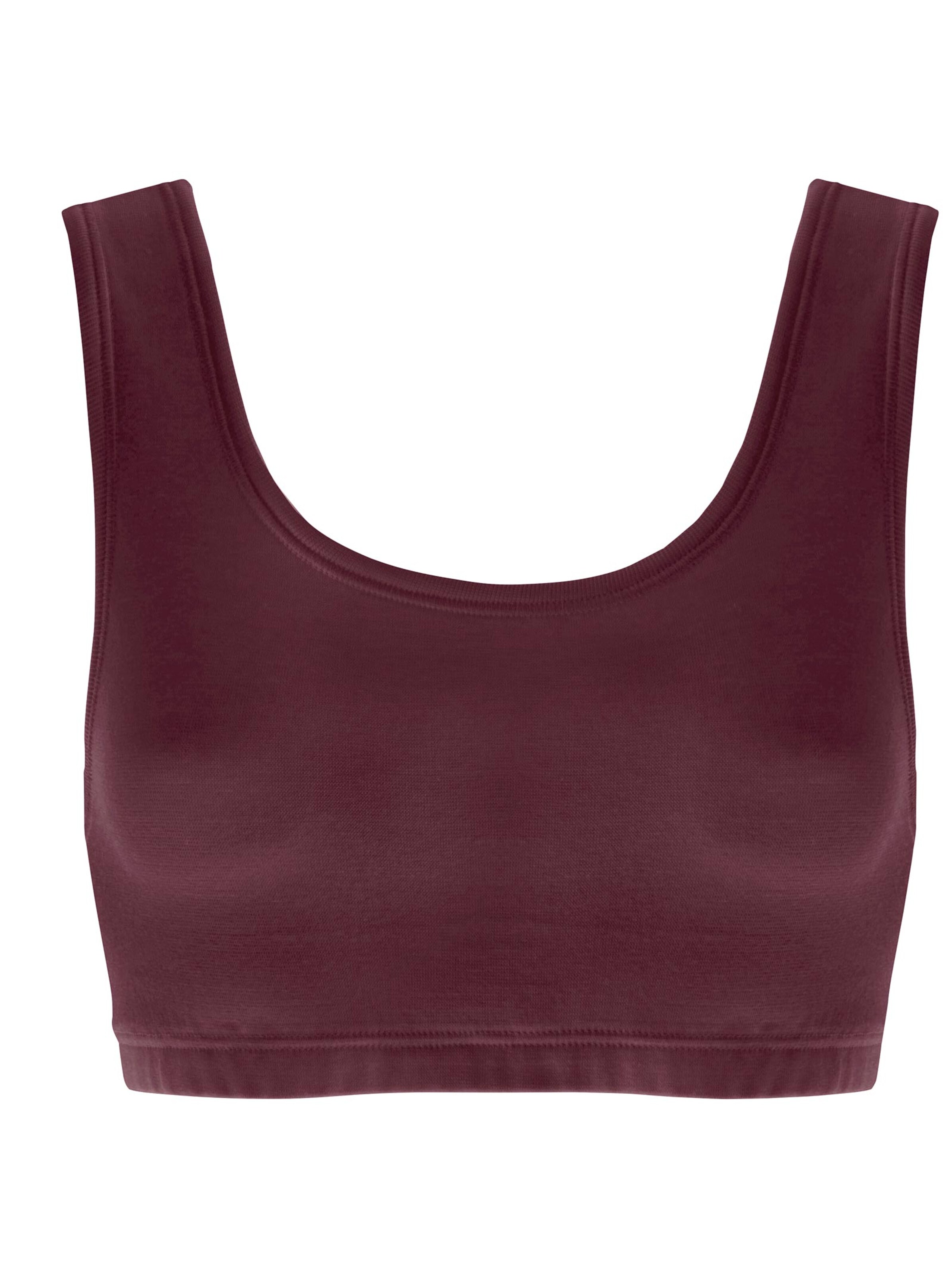 Bustier - aubergine + rosenholz + silberfarben