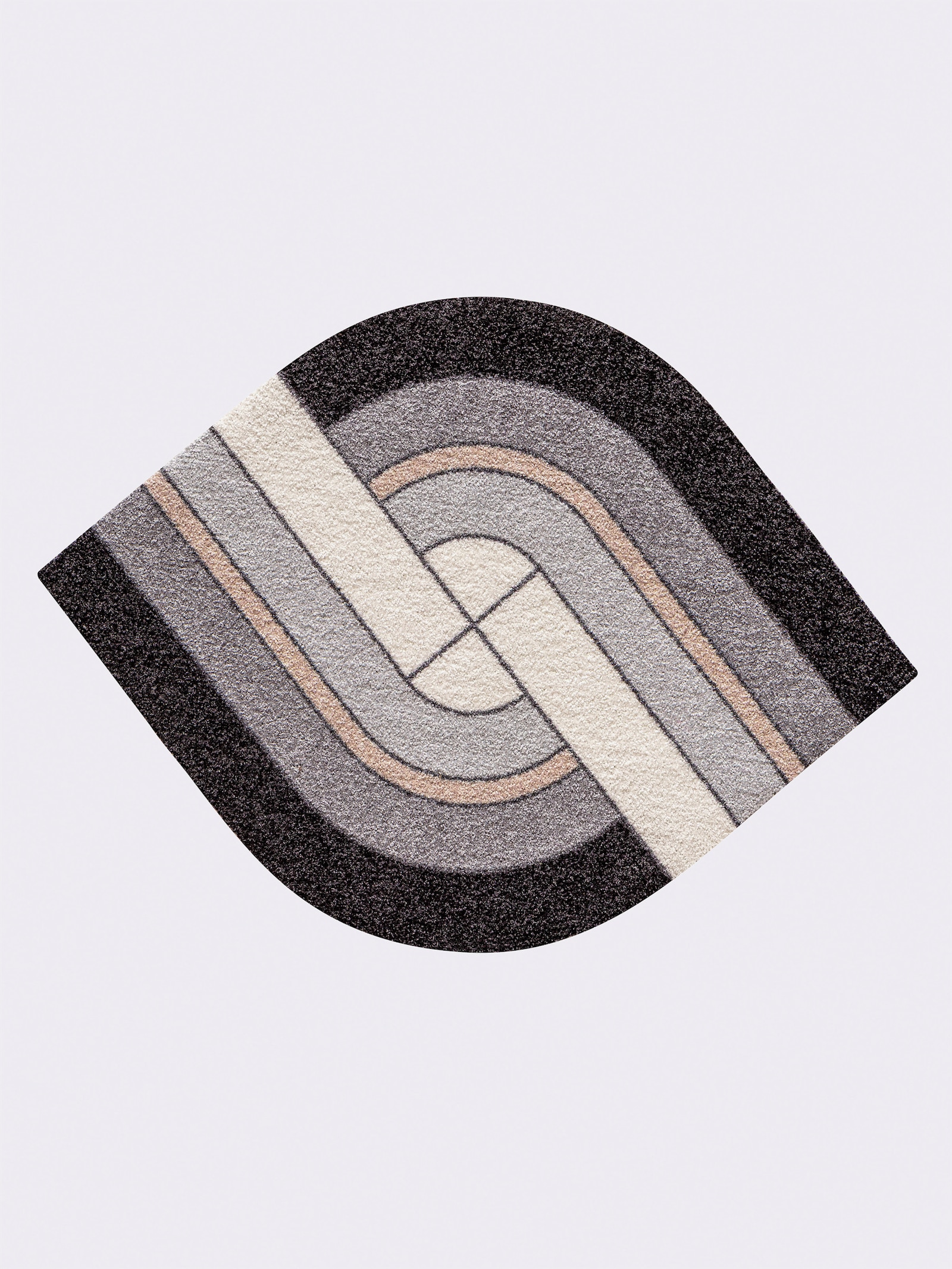 Salonloewe Voetmat - zwart/wit