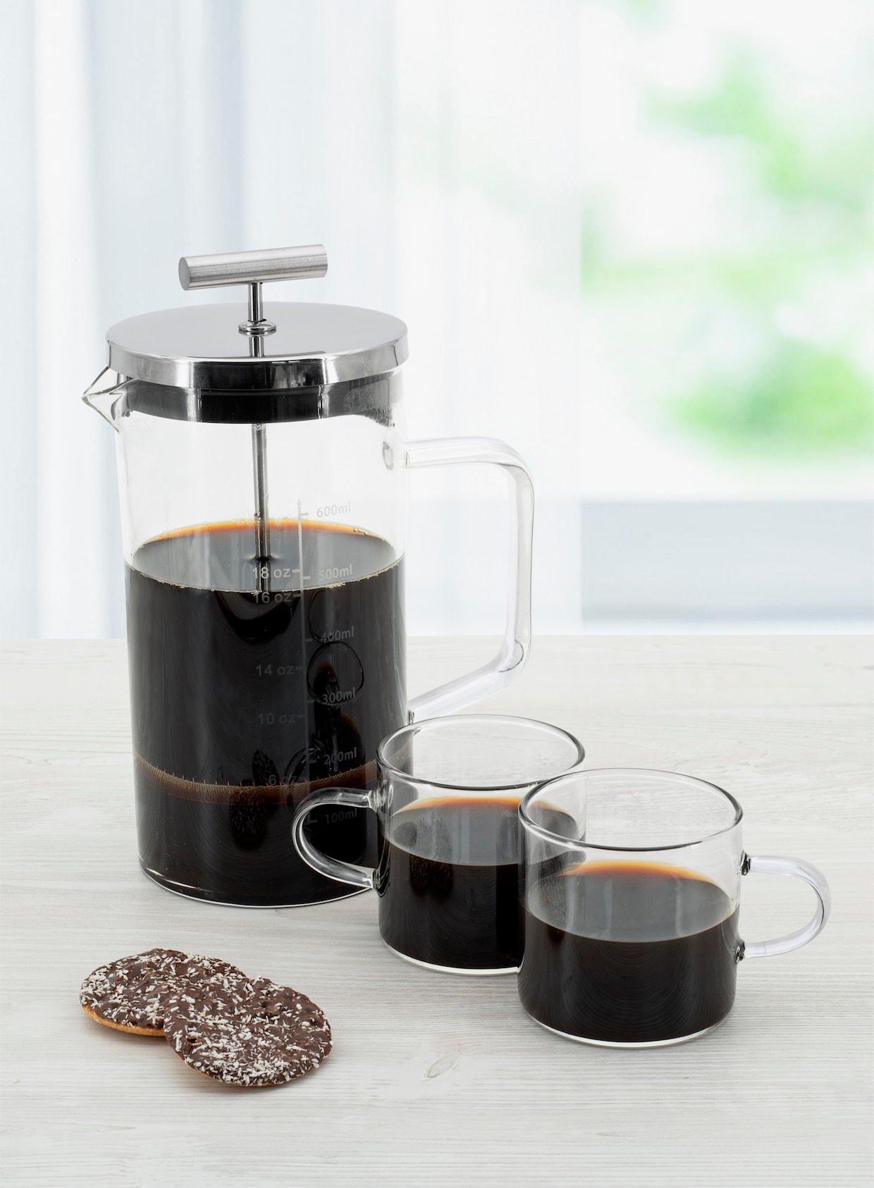 Koffie- en theeset - zilverkleur