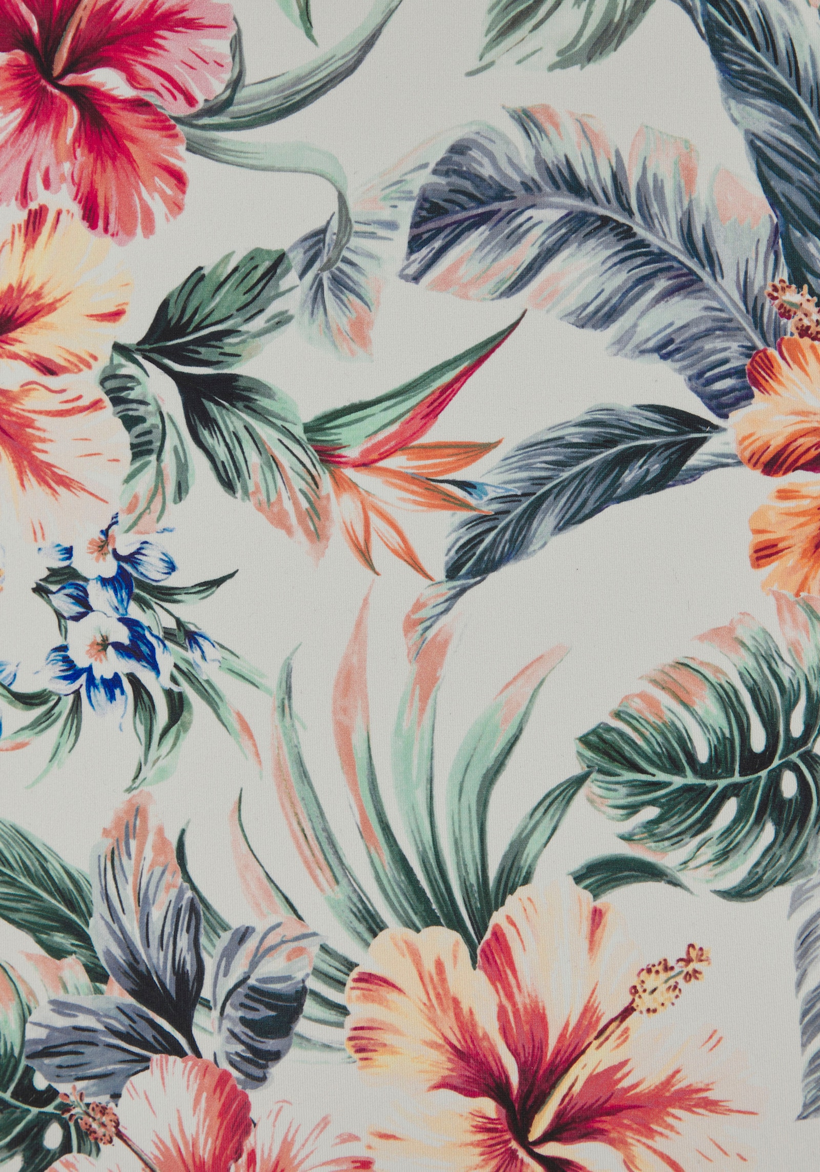 LASCANA Badeanzug - creme bedruckt