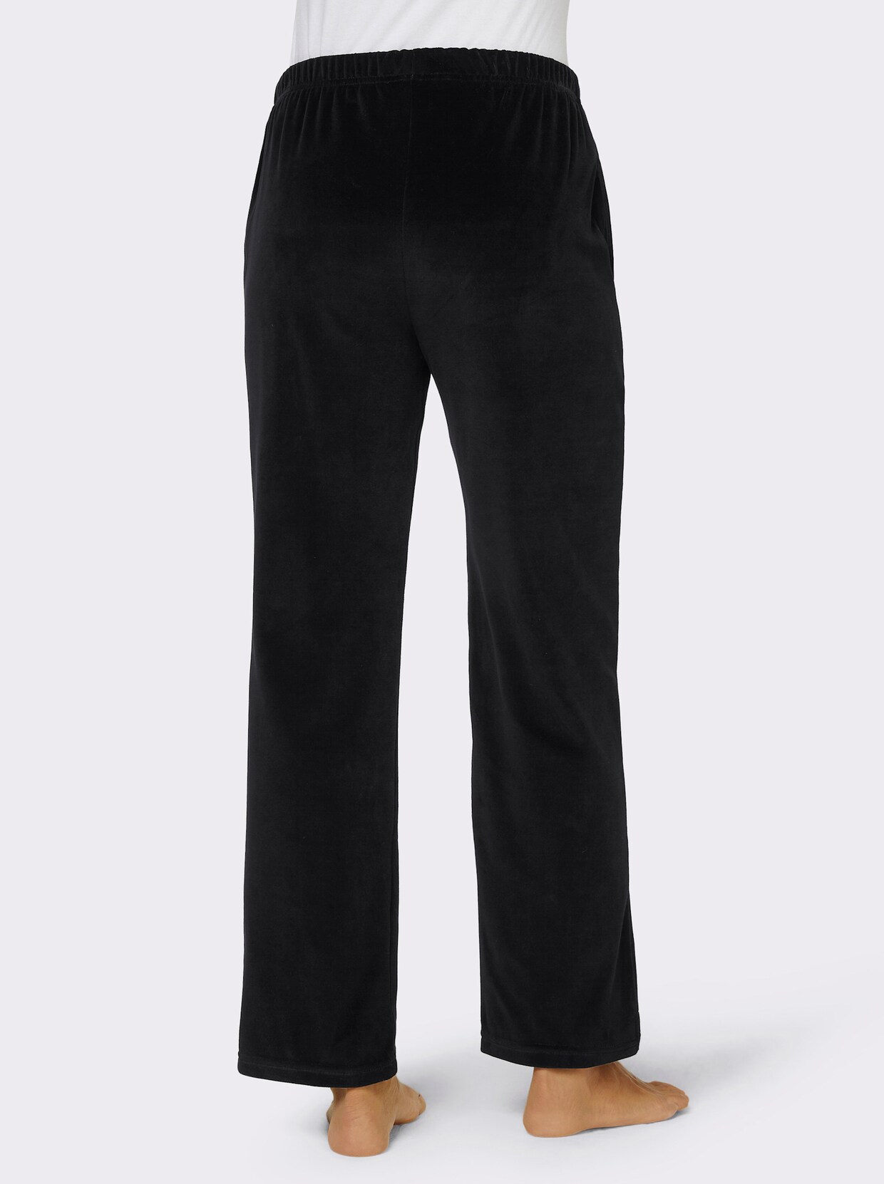 feel good Broeken - zwart + antraciet