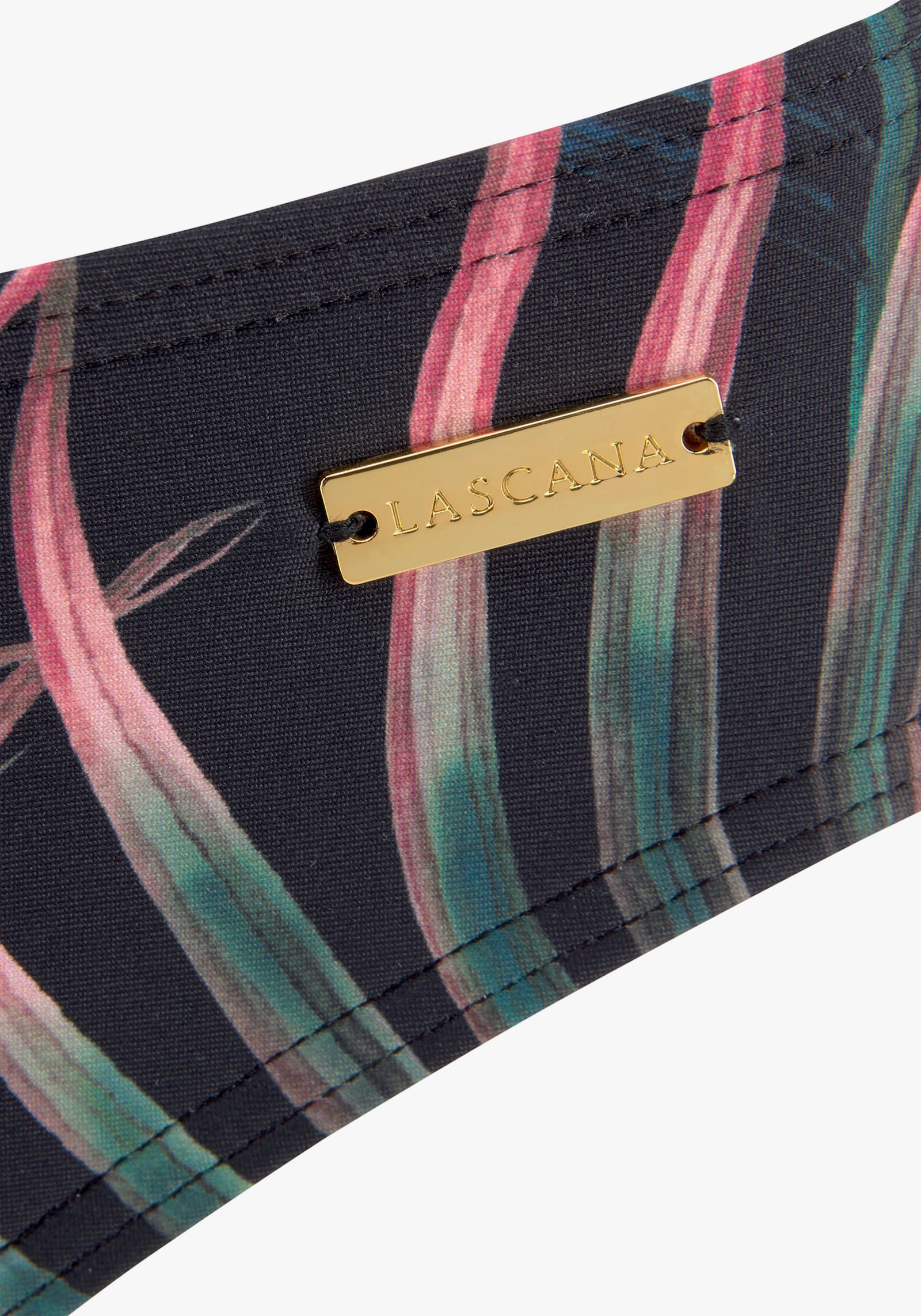 LASCANA Bikinibroekje - zwart geprint