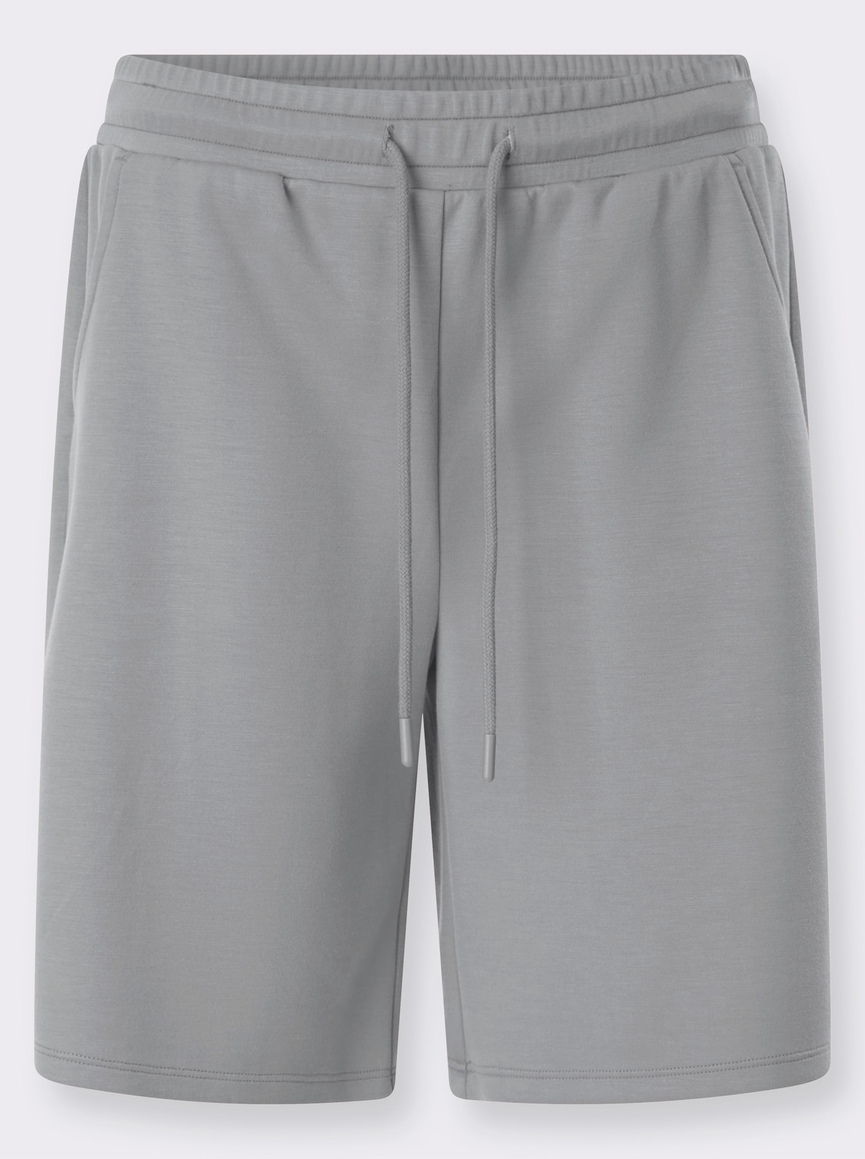 heine Short en matière sweat - gris pierre