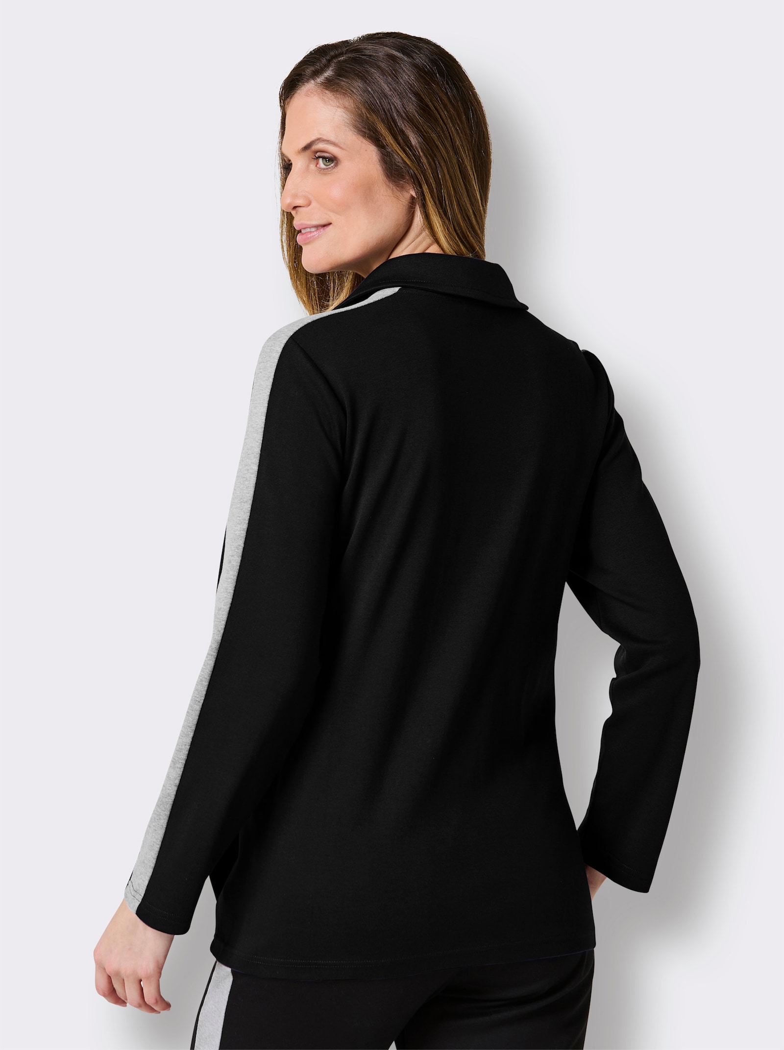 feel good Jacke - schwarz-steingrau