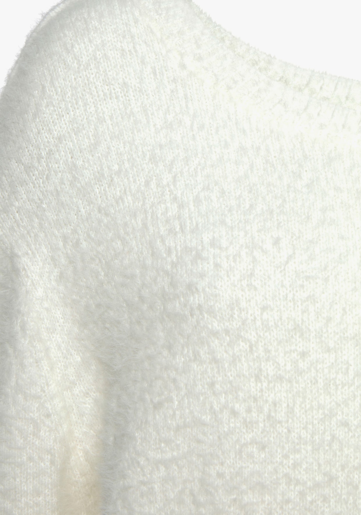 LASCANA Pullover met ronde hals - natuurlijk wit