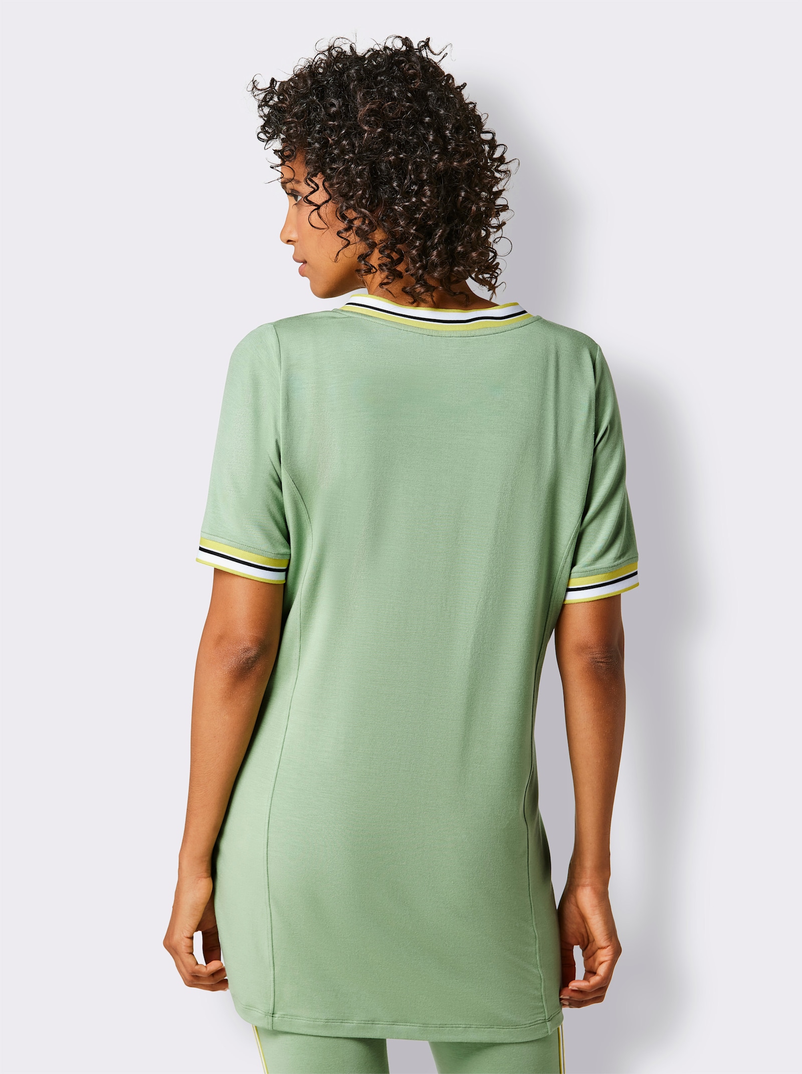 CREATION L PREMIUM Modal-Longshirt - eucalyptus