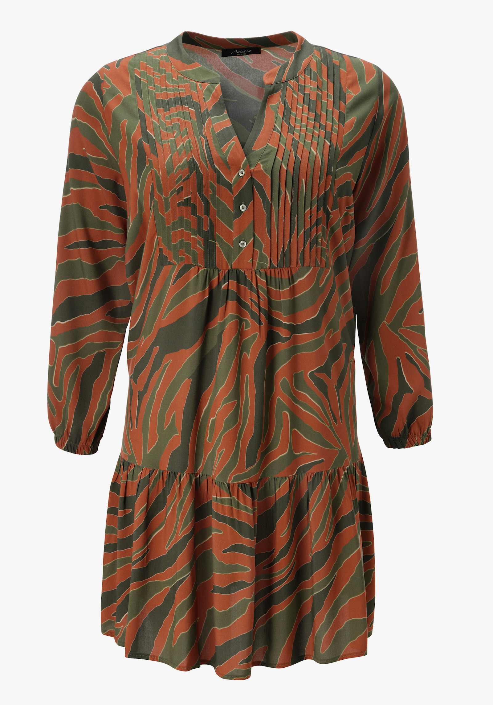 Aniston PLUS Tunikakleid - olive-braun