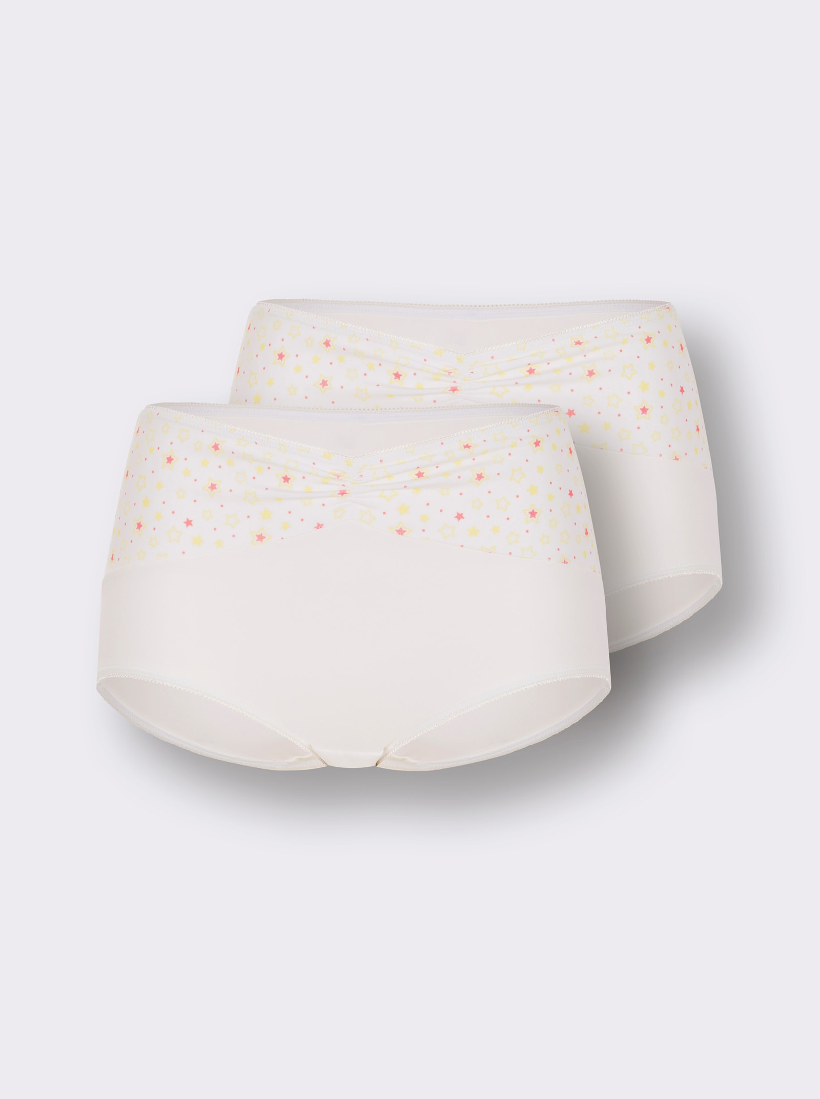 wäschepur Hipster - weiß-zitrone