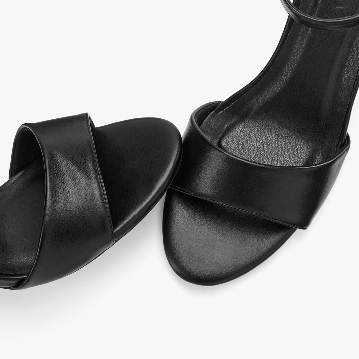 LASCANA sandales à talons hauts - noir